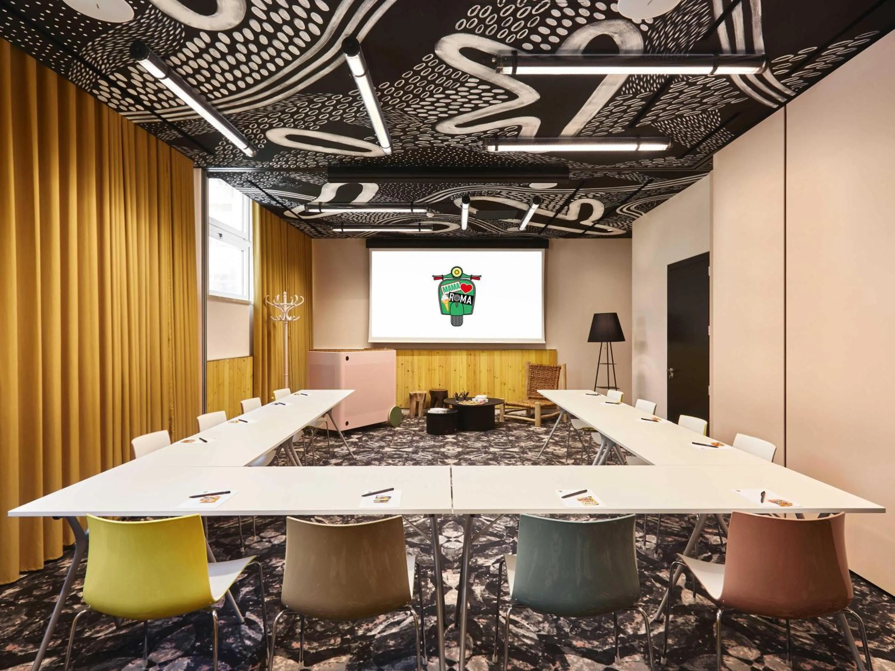 Meeting/conference room in Mama Shelter Roma
