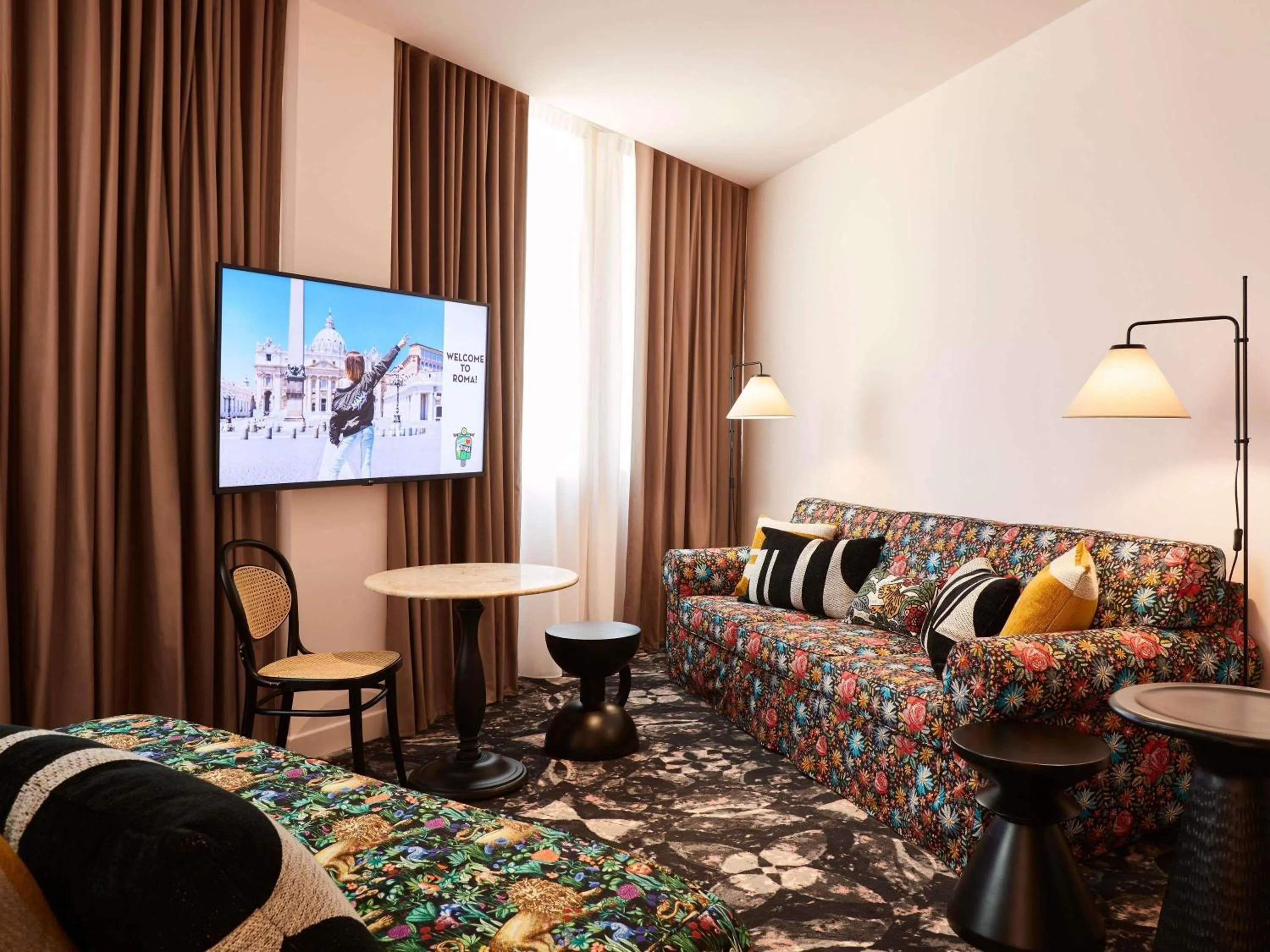 Bedroom in Mama Shelter Roma