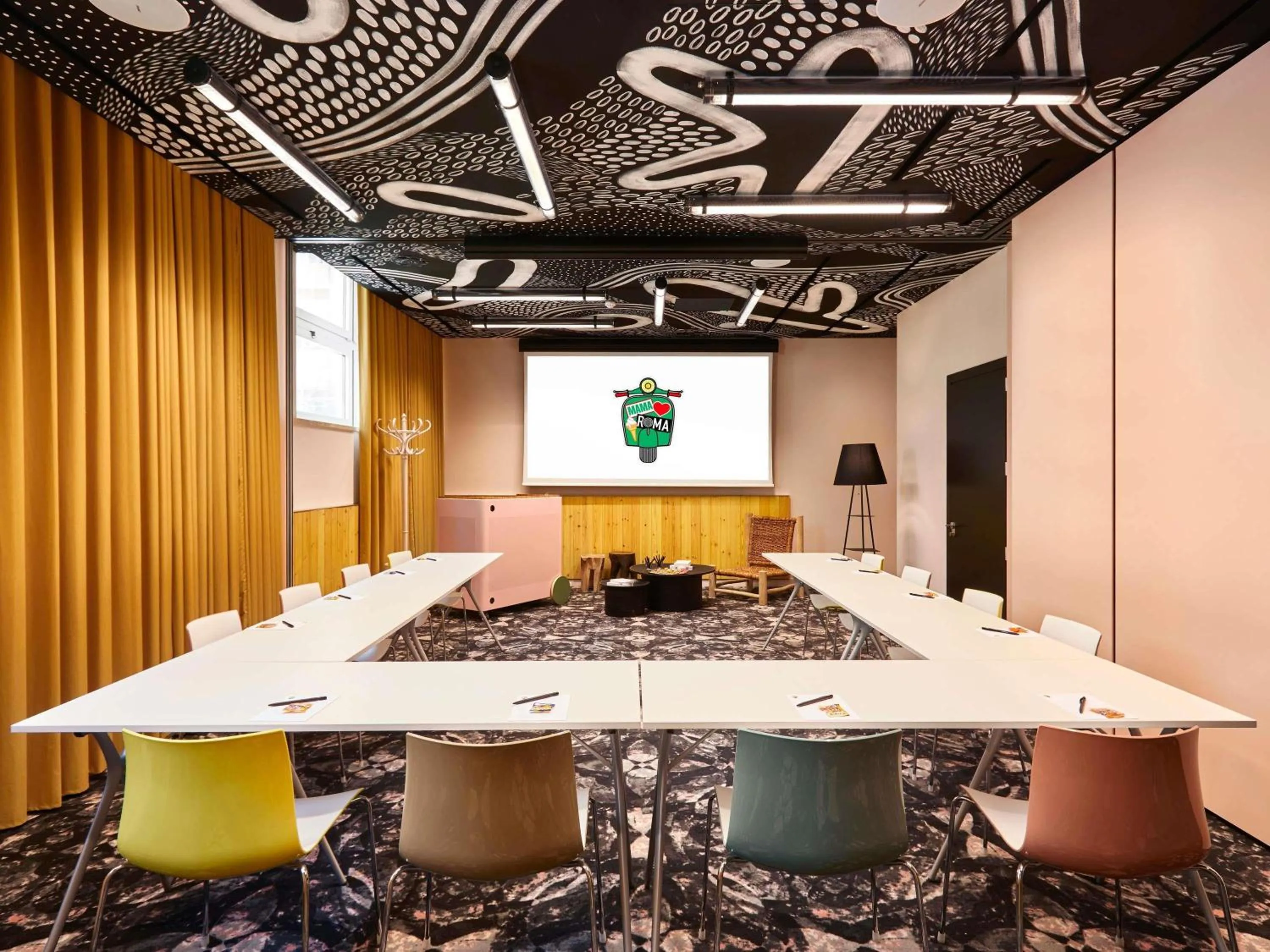 Meeting/conference room in Mama Shelter Roma