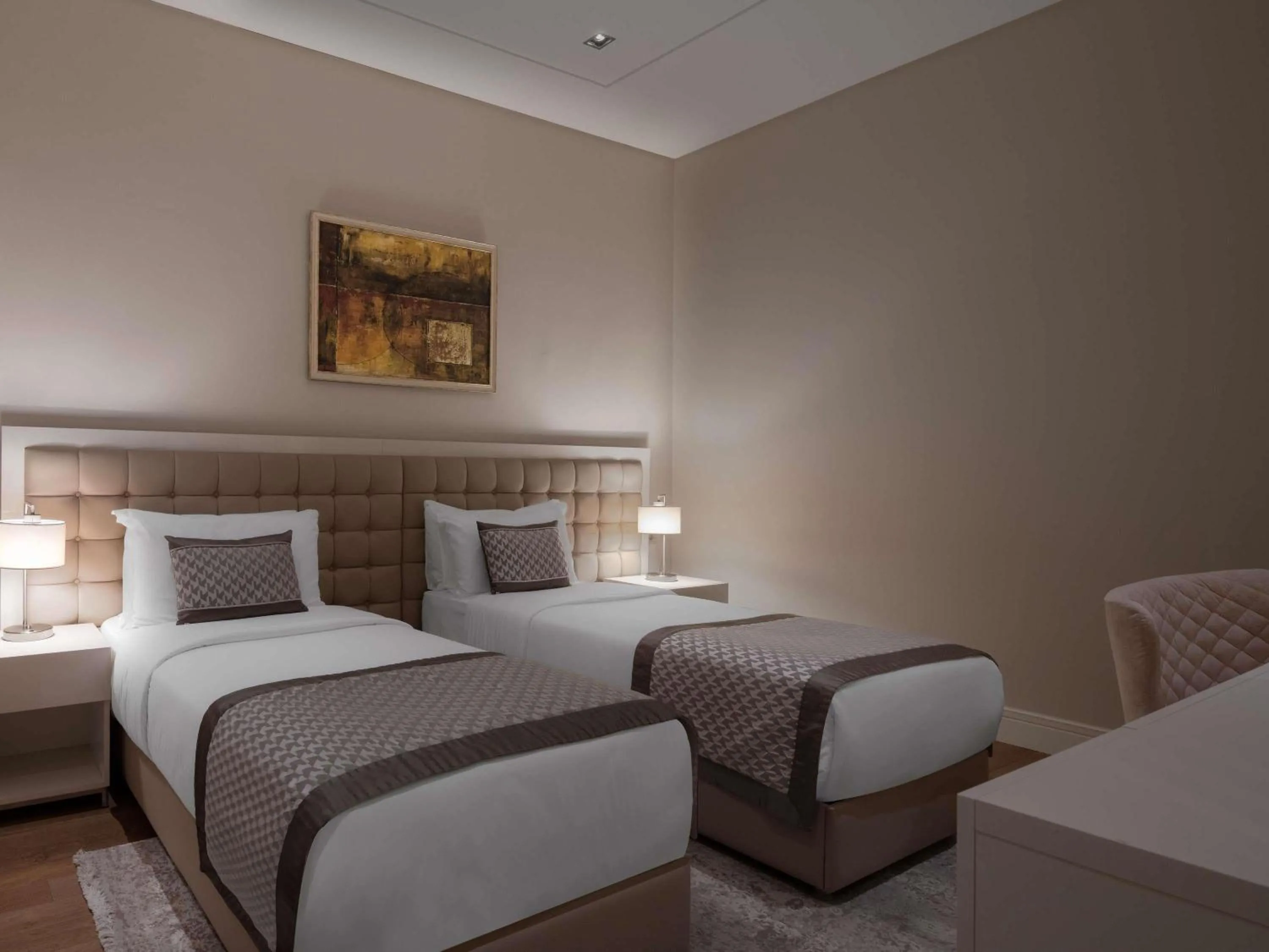 Bedroom, Bed in Movenpick Living Istanbul West