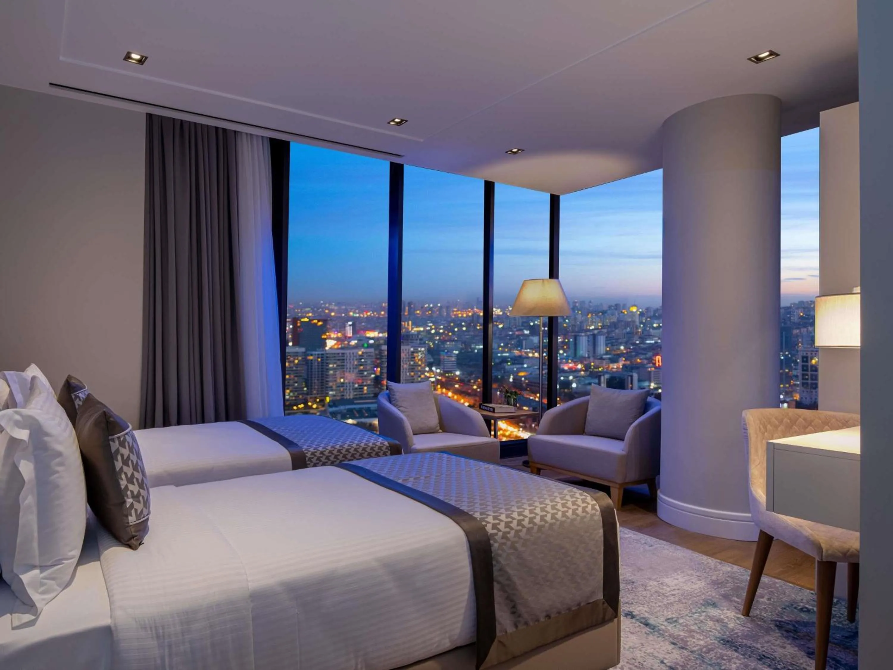Bedroom, Bed in Movenpick Living Istanbul West