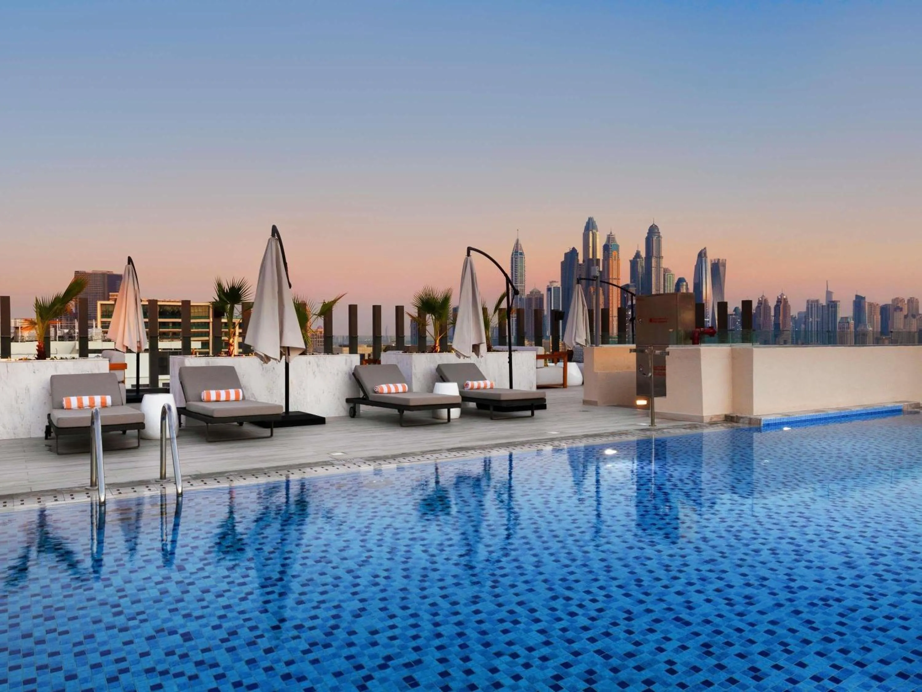 Pool view in Adagio Premium The Palm