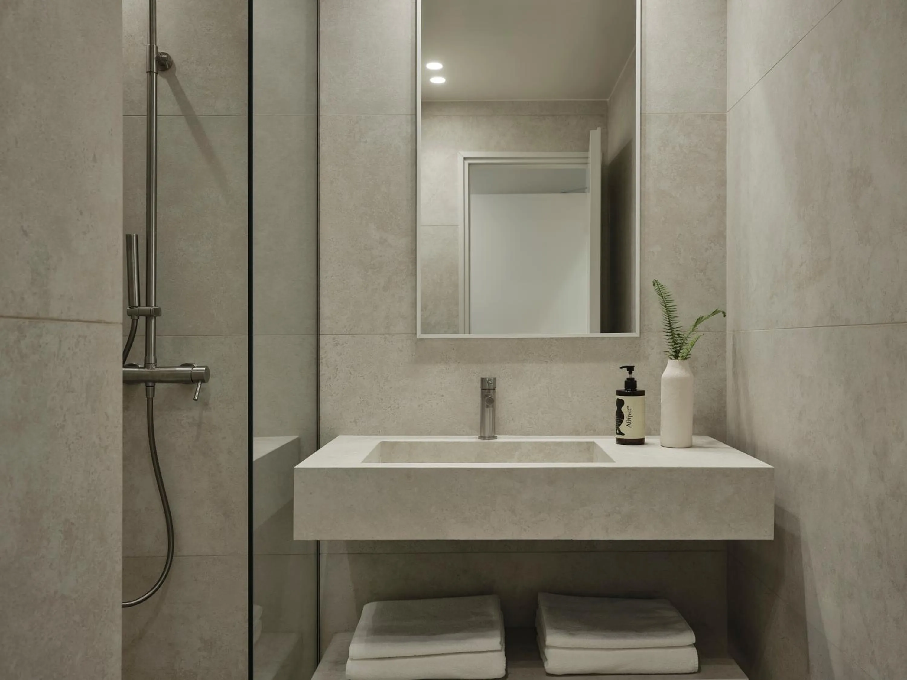 Bathroom in Doryssa Method Hotel