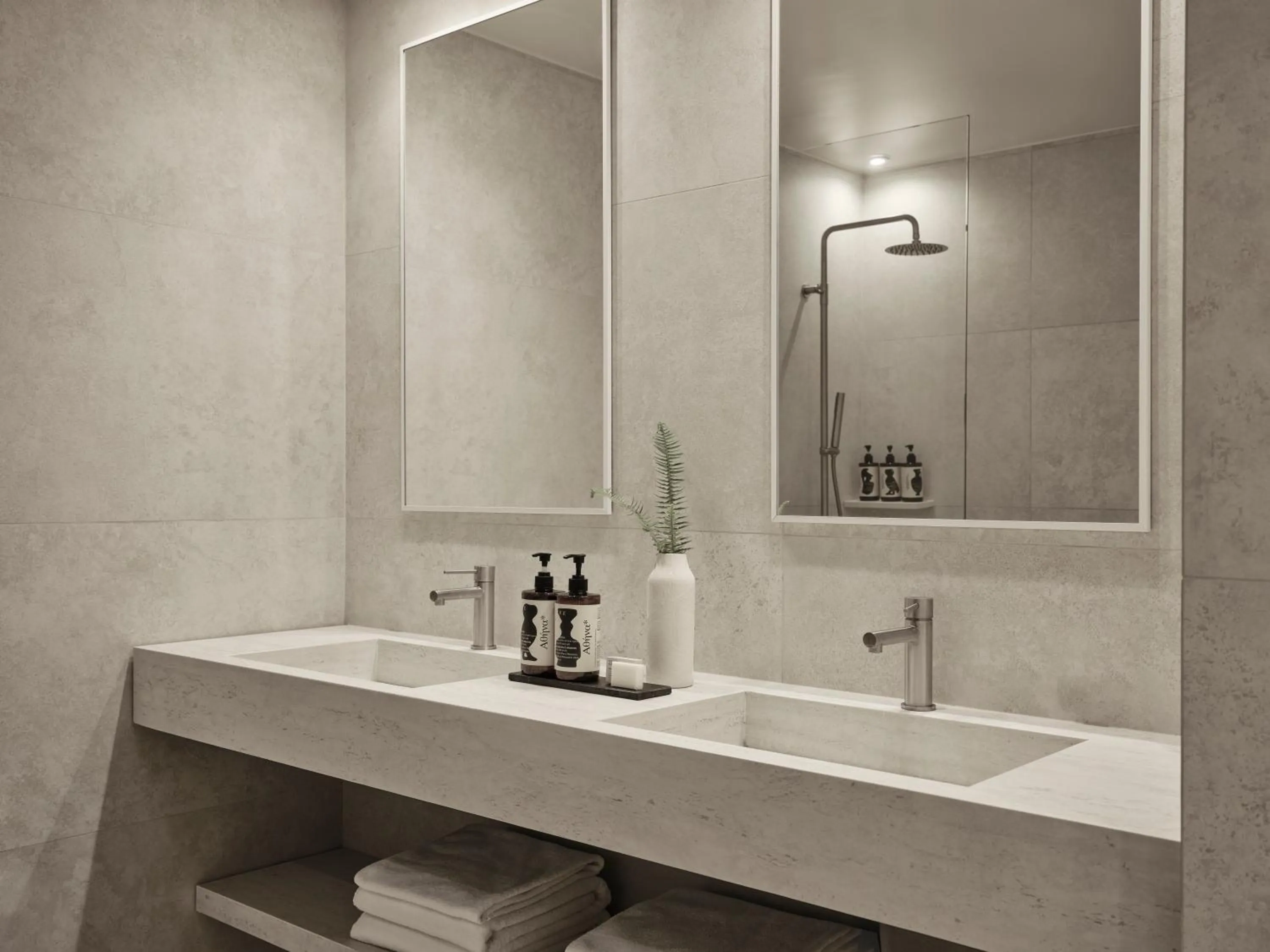 Bathroom in Doryssa Method Hotel