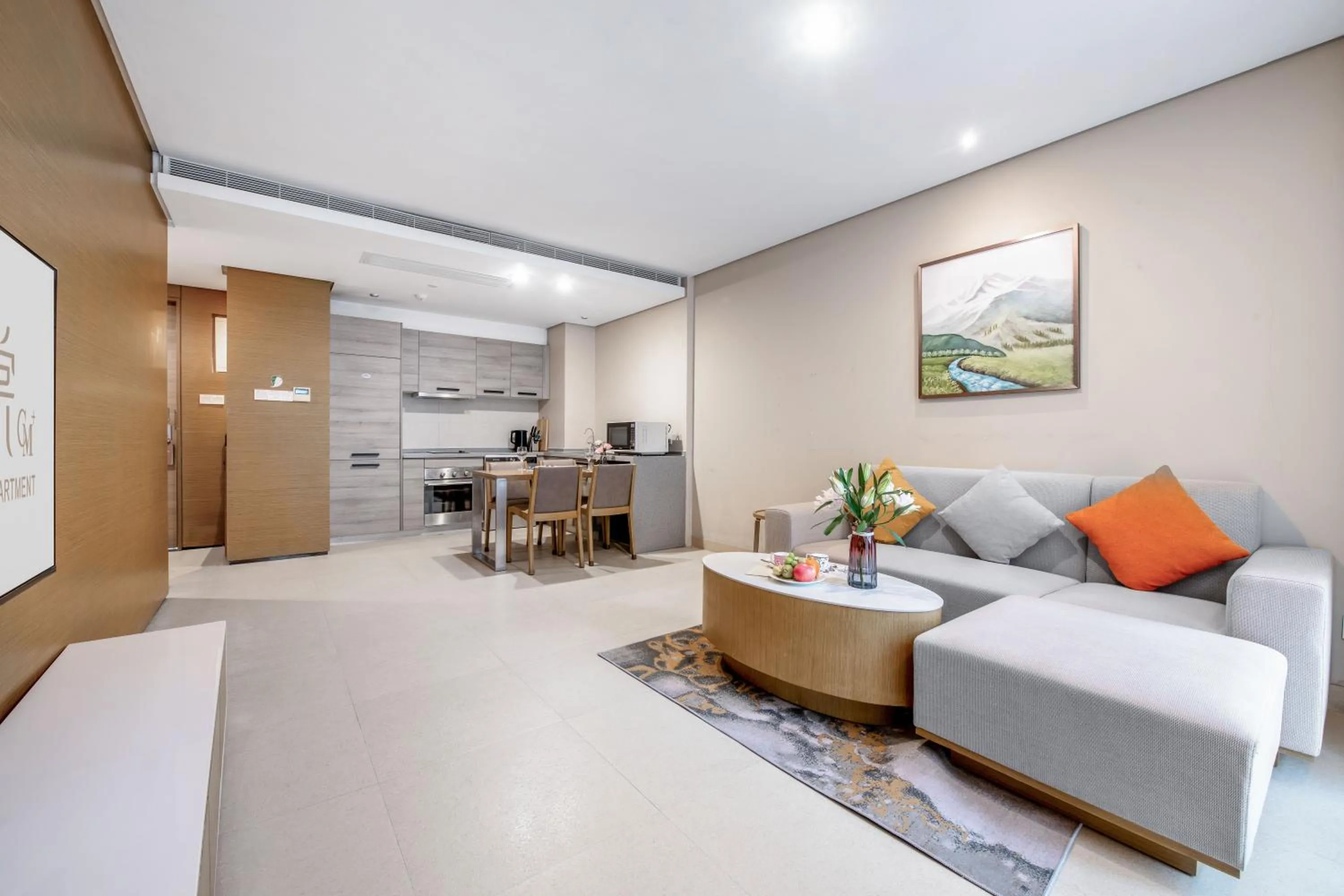 Living room in CM Serviced Apartment Shenzhen Hillside