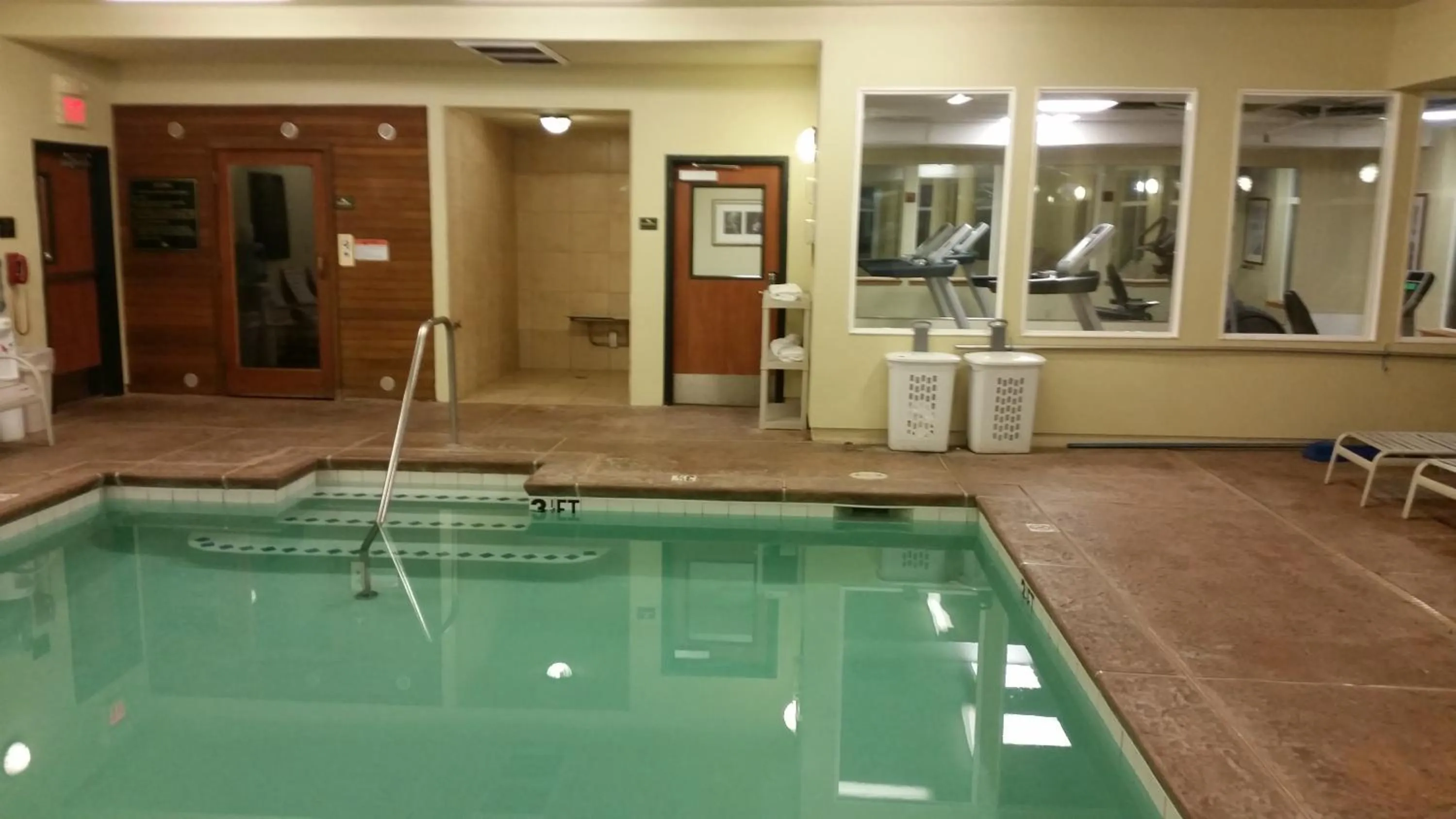 Sauna in Oceanfront Lodge