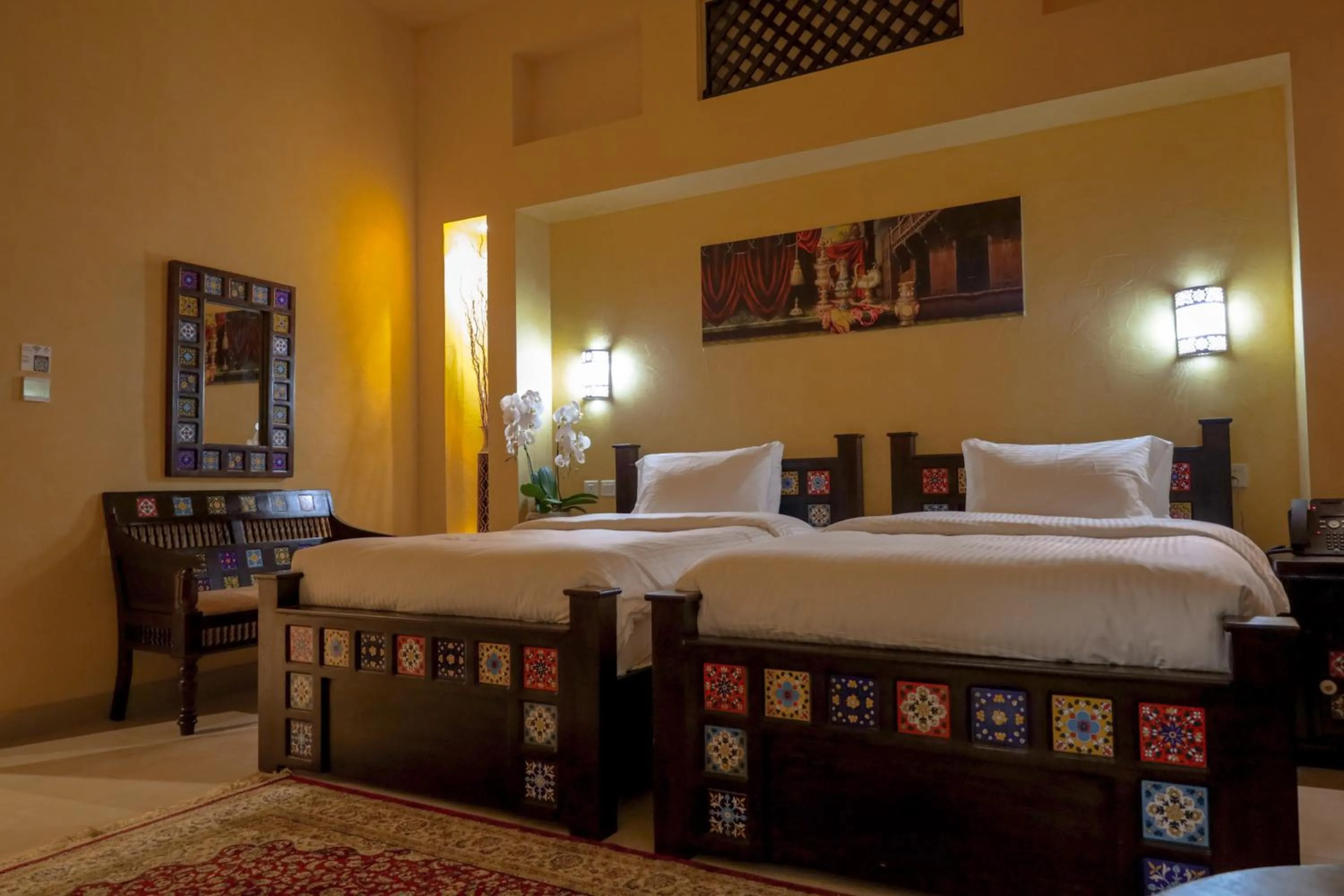 Bed in Hatta Guest House