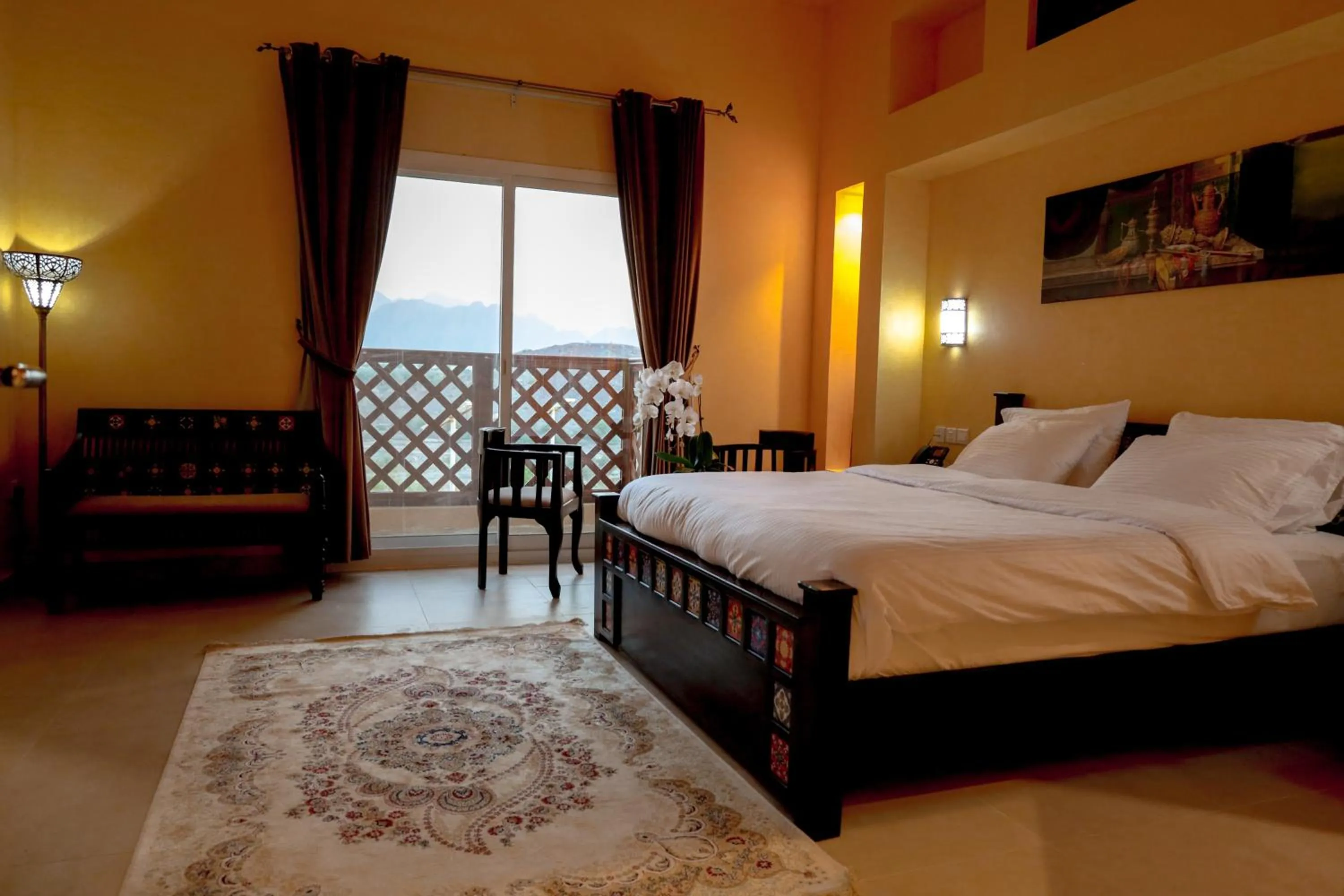 Bed in Hatta Guest House