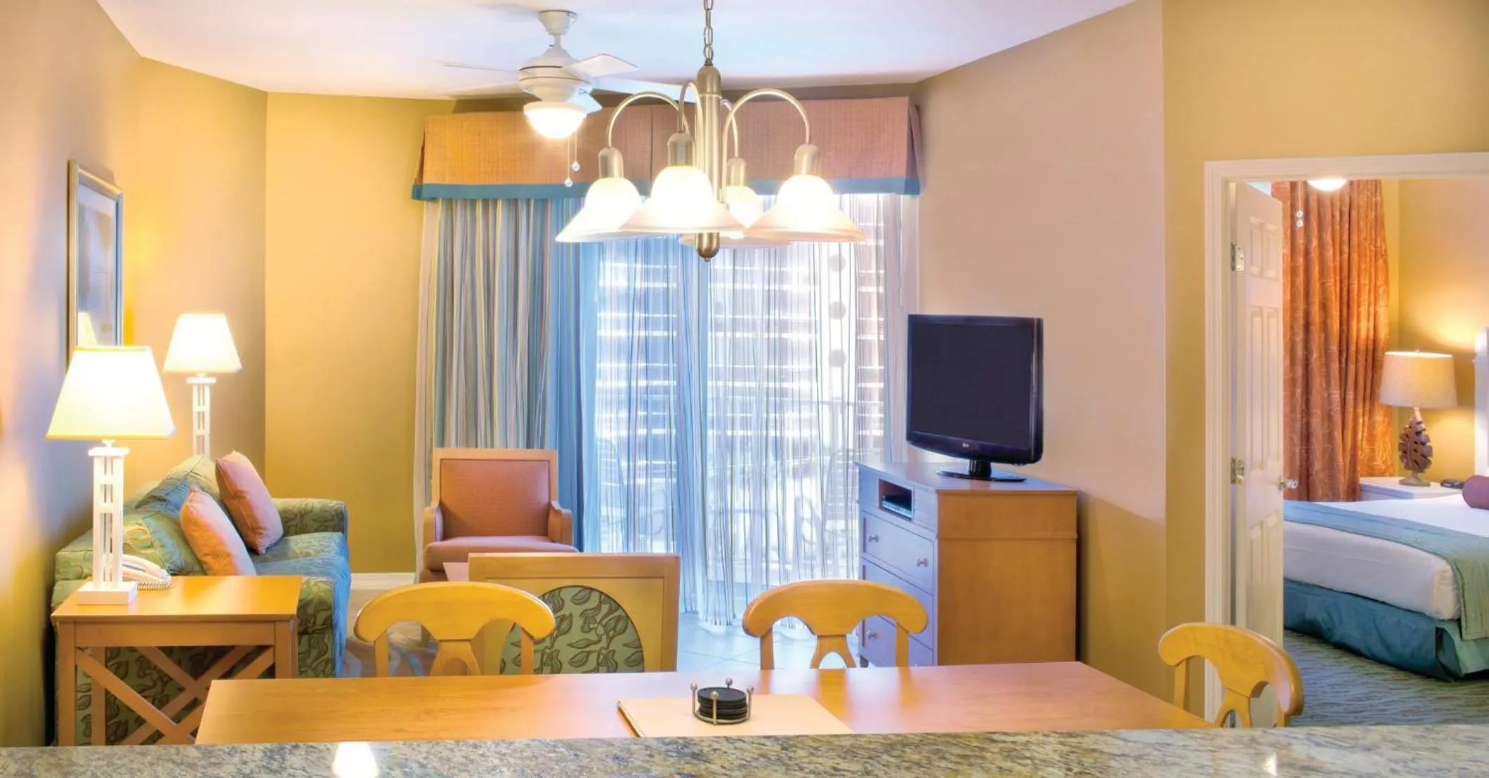 Photo of the whole room, Bed in Club Wyndham at Majestic Sun