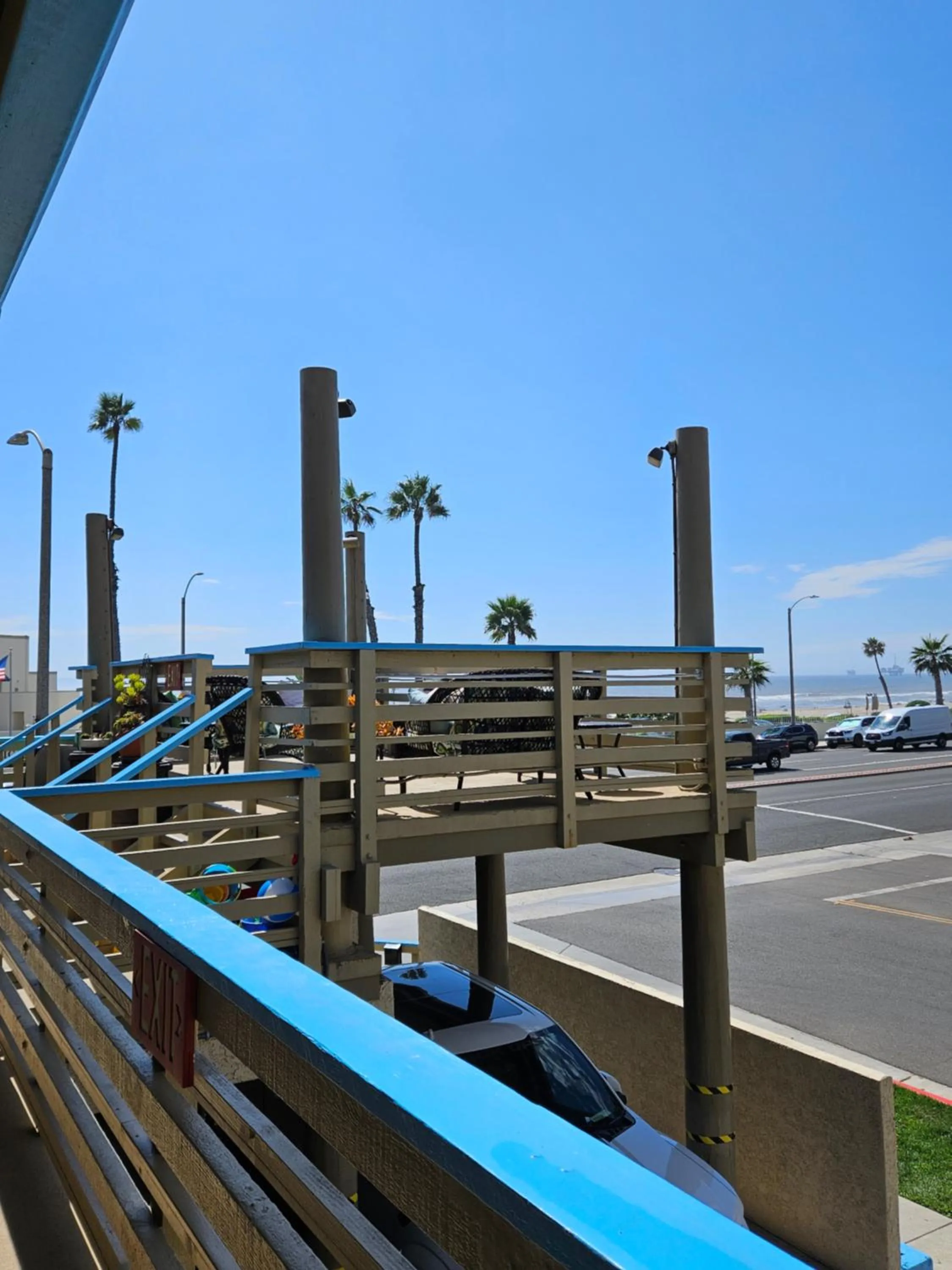 Patio in Huntington Surf Inn