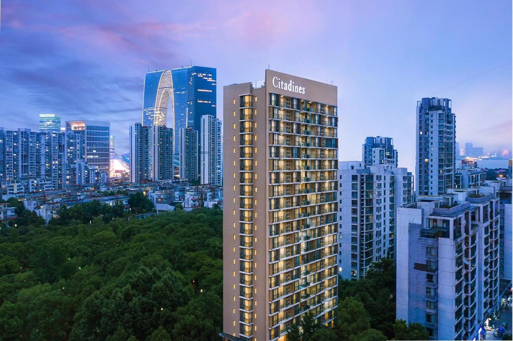 Property building in Citadines Xinghai Suzhou