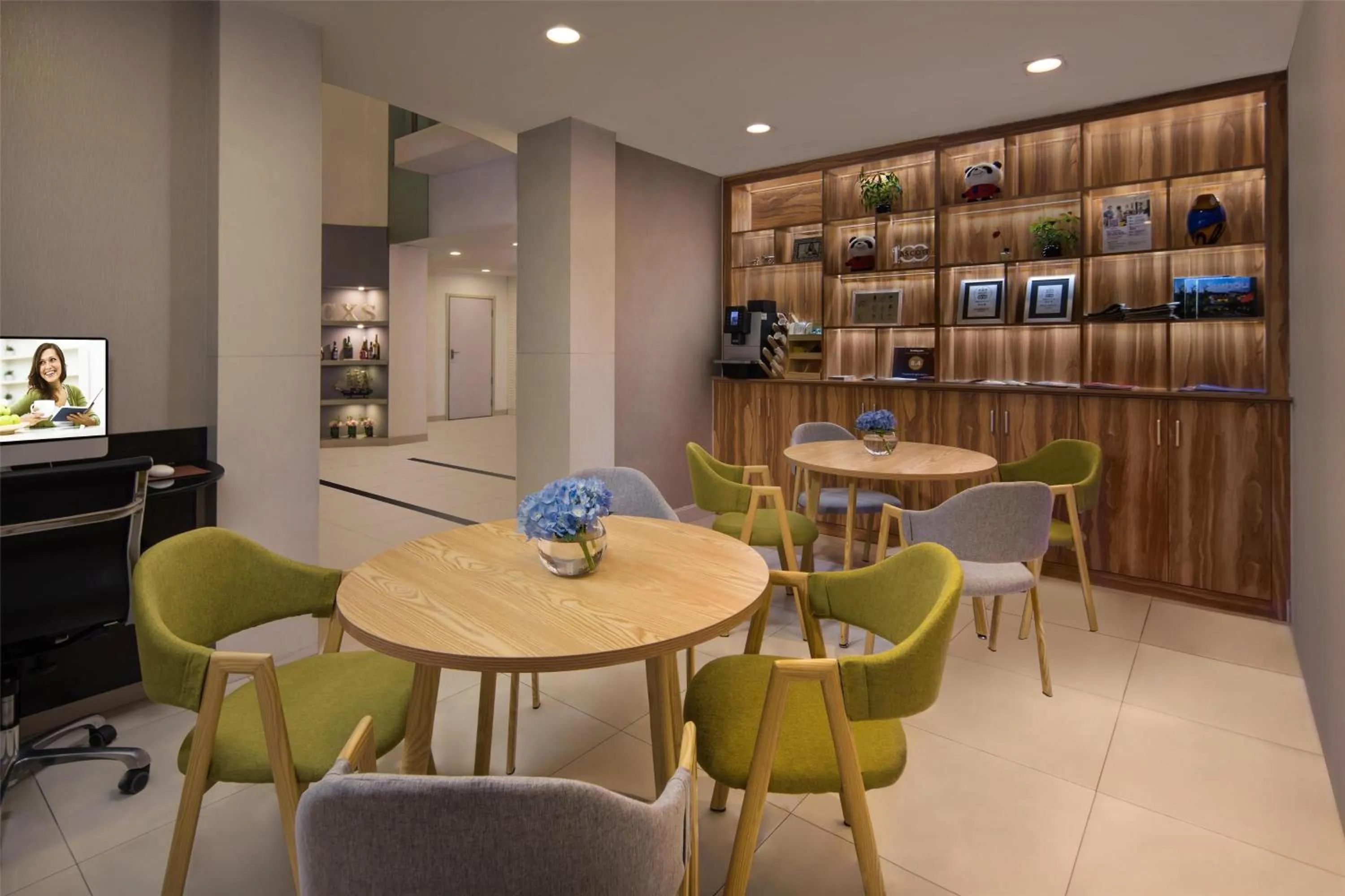 Lobby or reception in Citadines Xinghai Suzhou