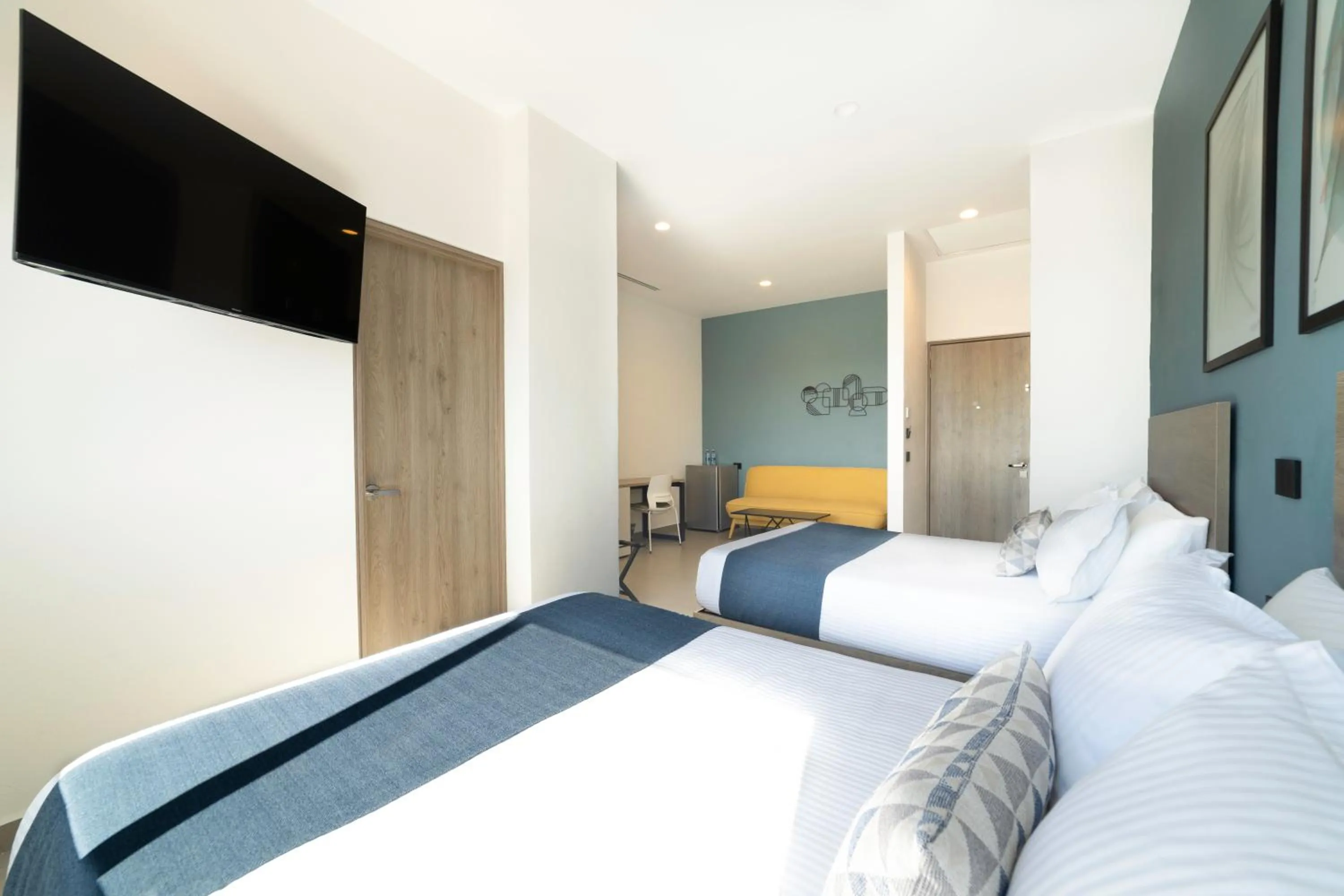 Photo of the whole room, Bed in TH HOTEL & VIVIENDA