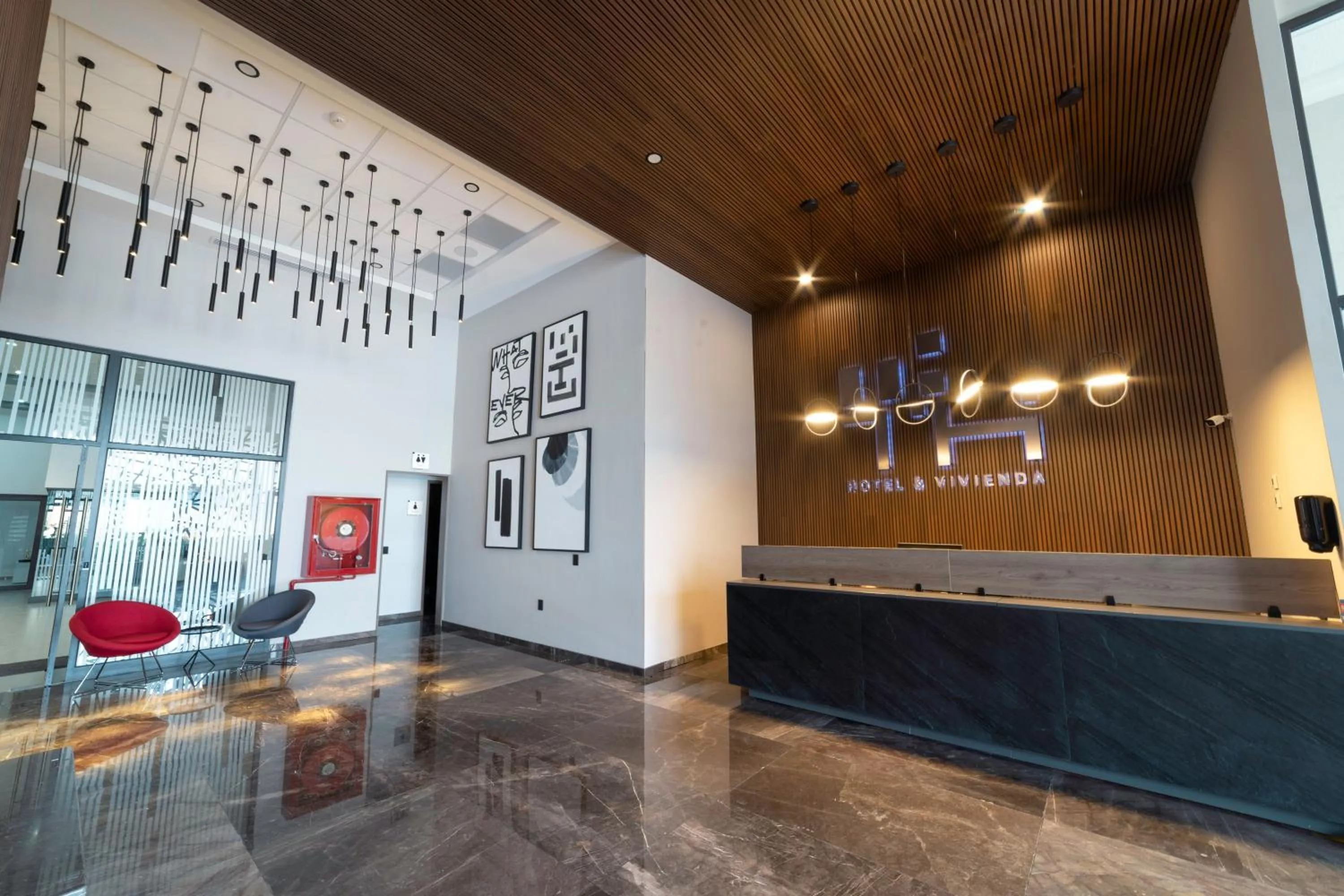 Lobby or reception in TH HOTEL & VIVIENDA