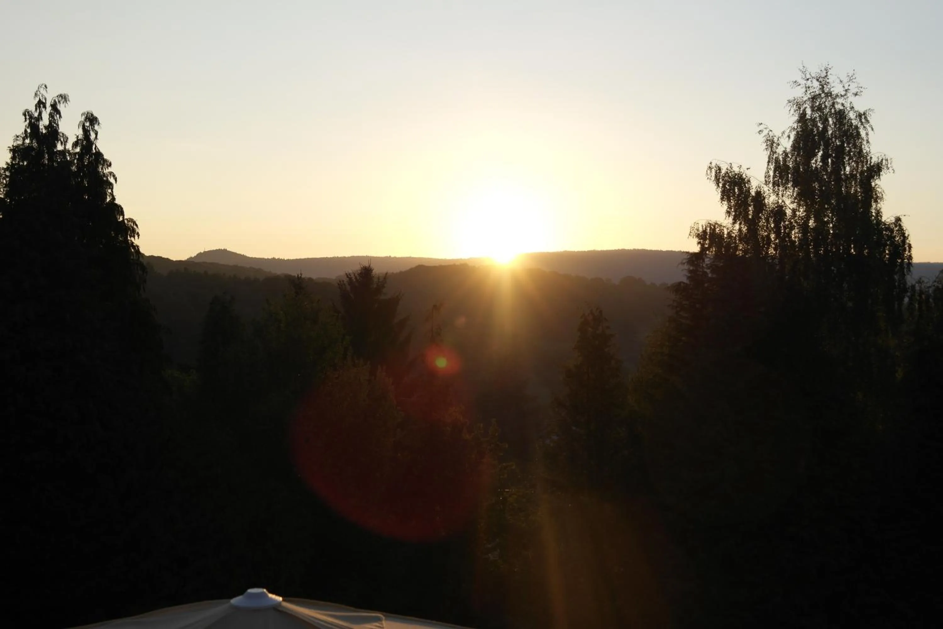 Sunrise in Landhotel Windlicht