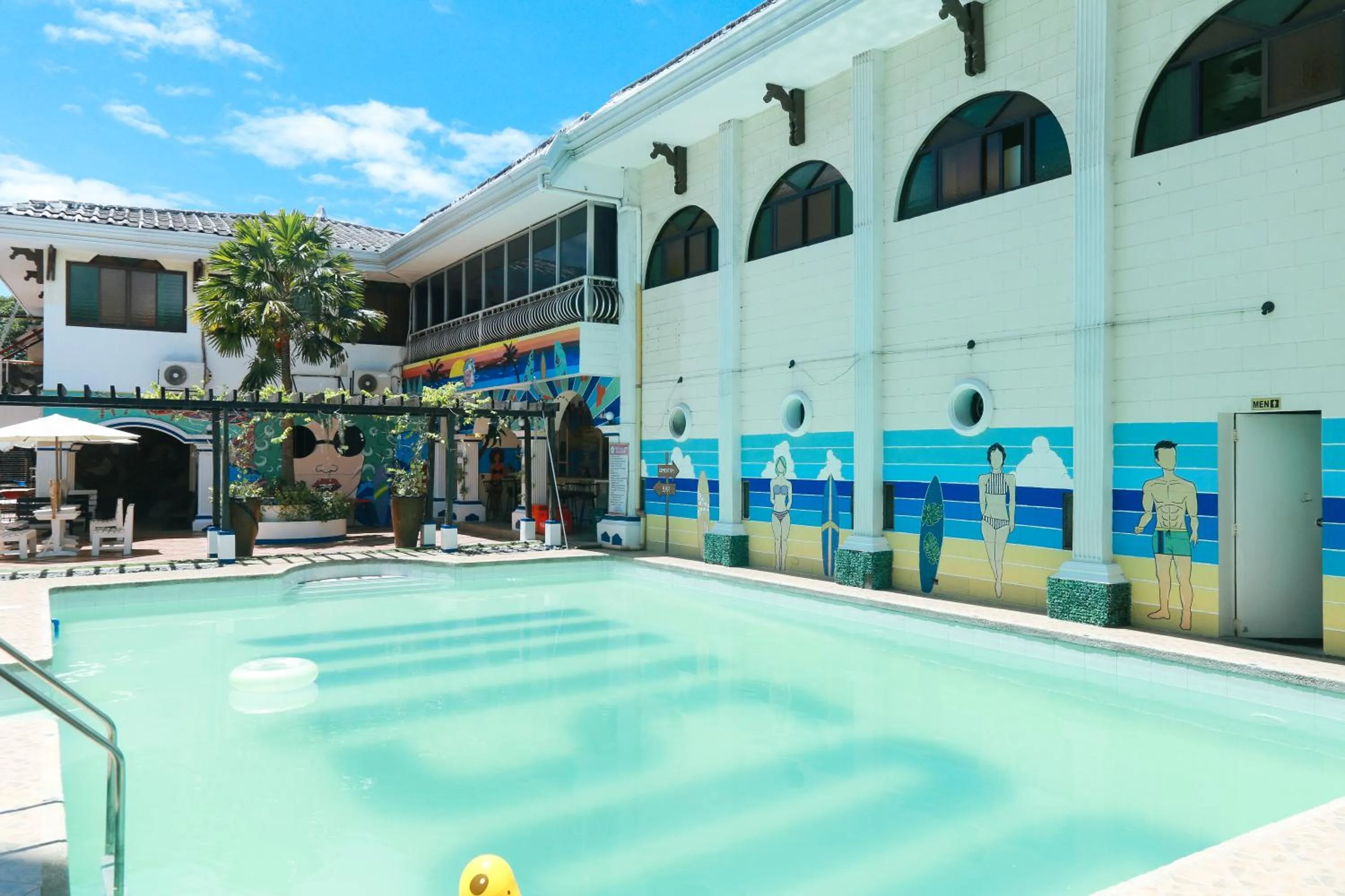 Swimming pool in RedDoorz Plus @ Castle Chateau Iloilo