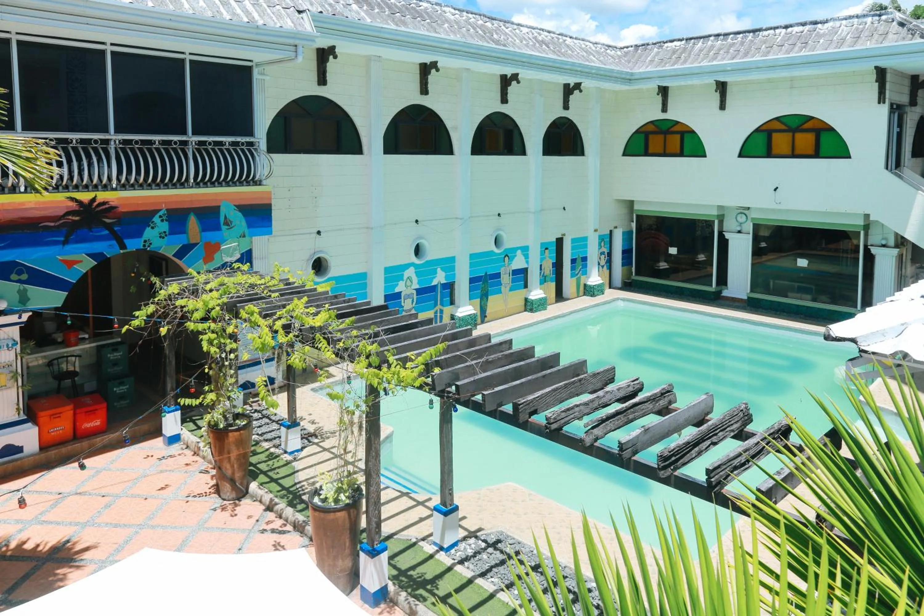 Swimming pool in RedDoorz Plus @ Castle Chateau Iloilo