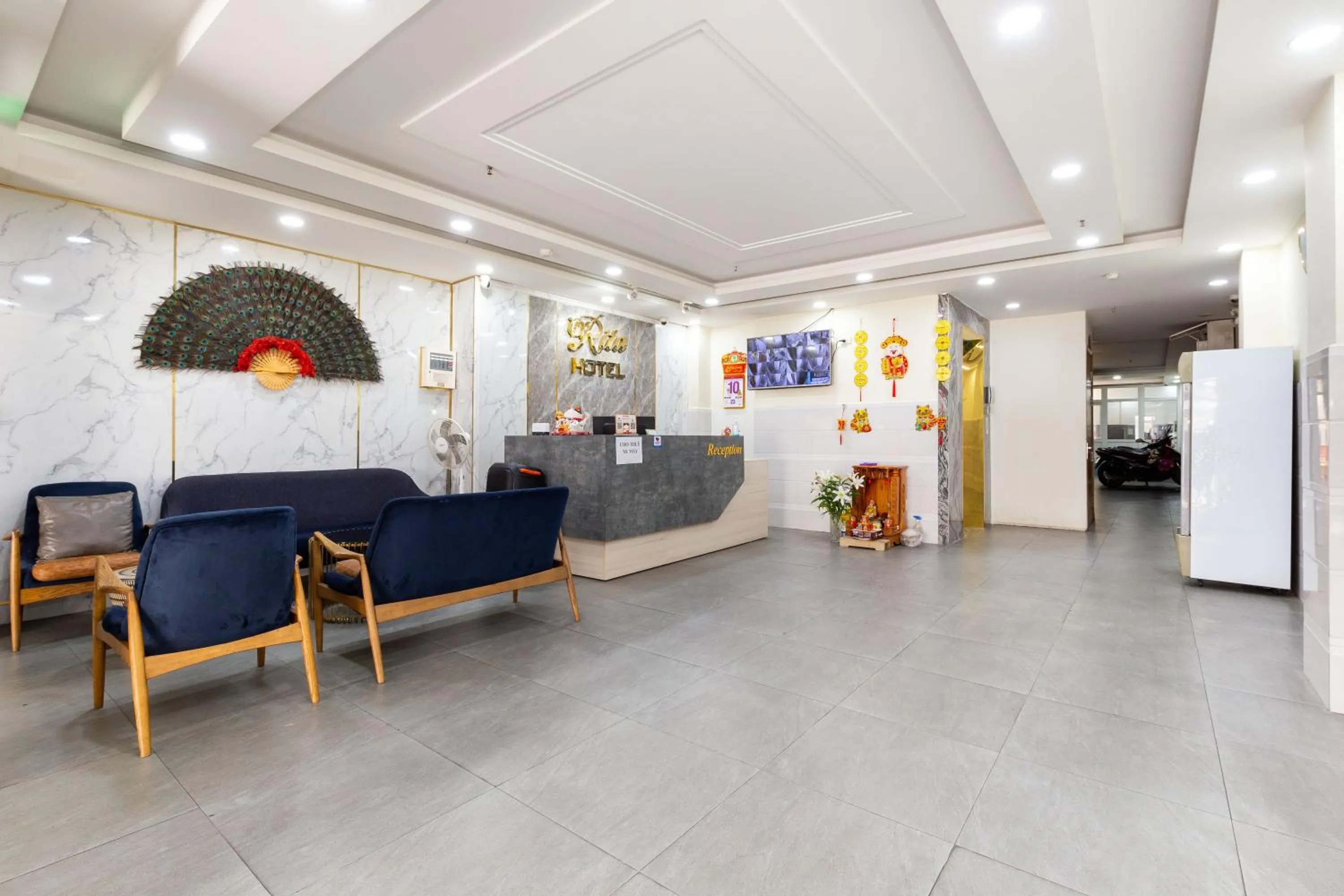 Seating area in Rita Hotel Gò Vấp gần Bệnh Viện 175