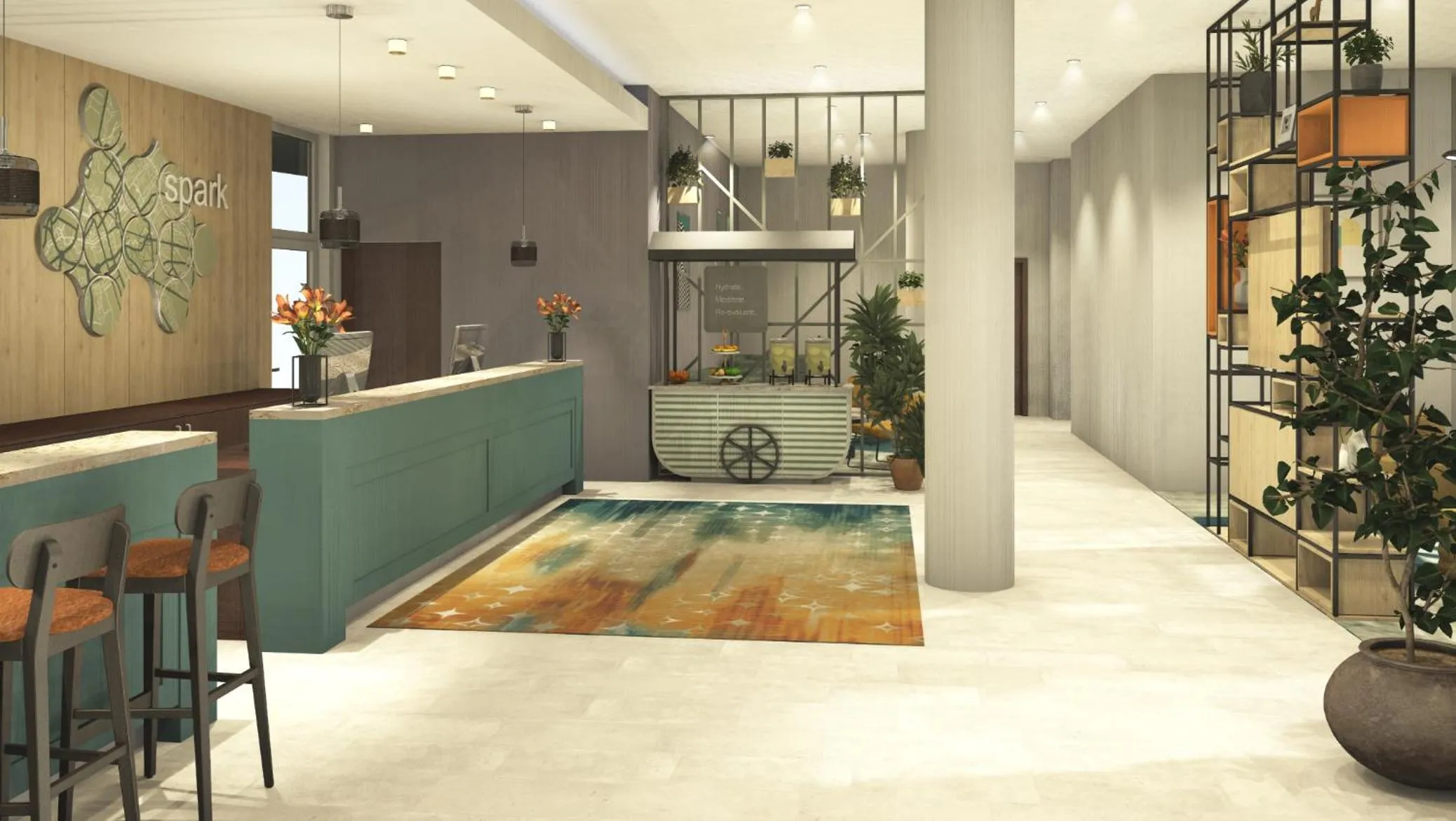 Lobby or reception in Spark by Hilton Essen City Centre