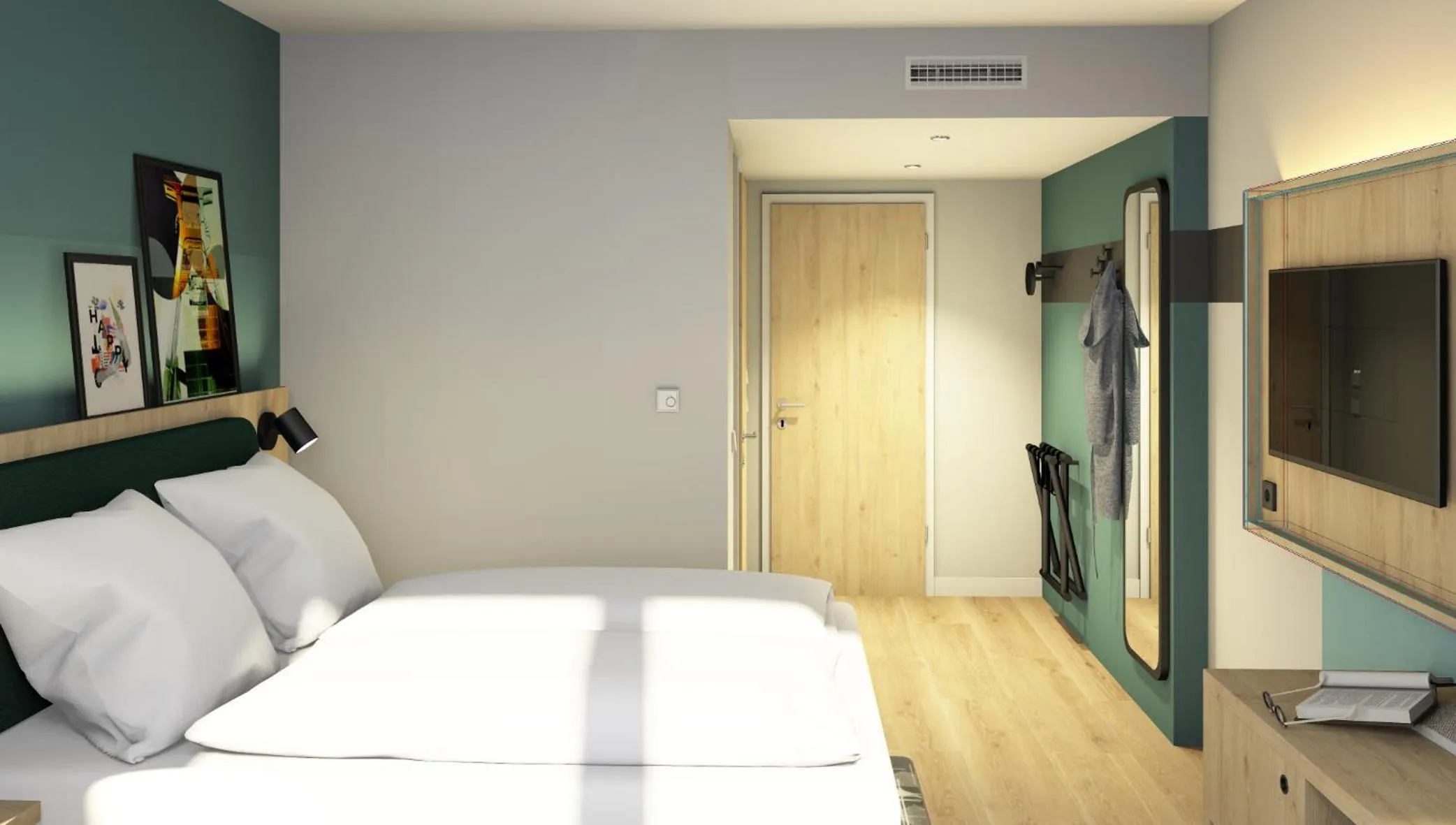 Bedroom, Bed in Spark by Hilton Essen City Centre