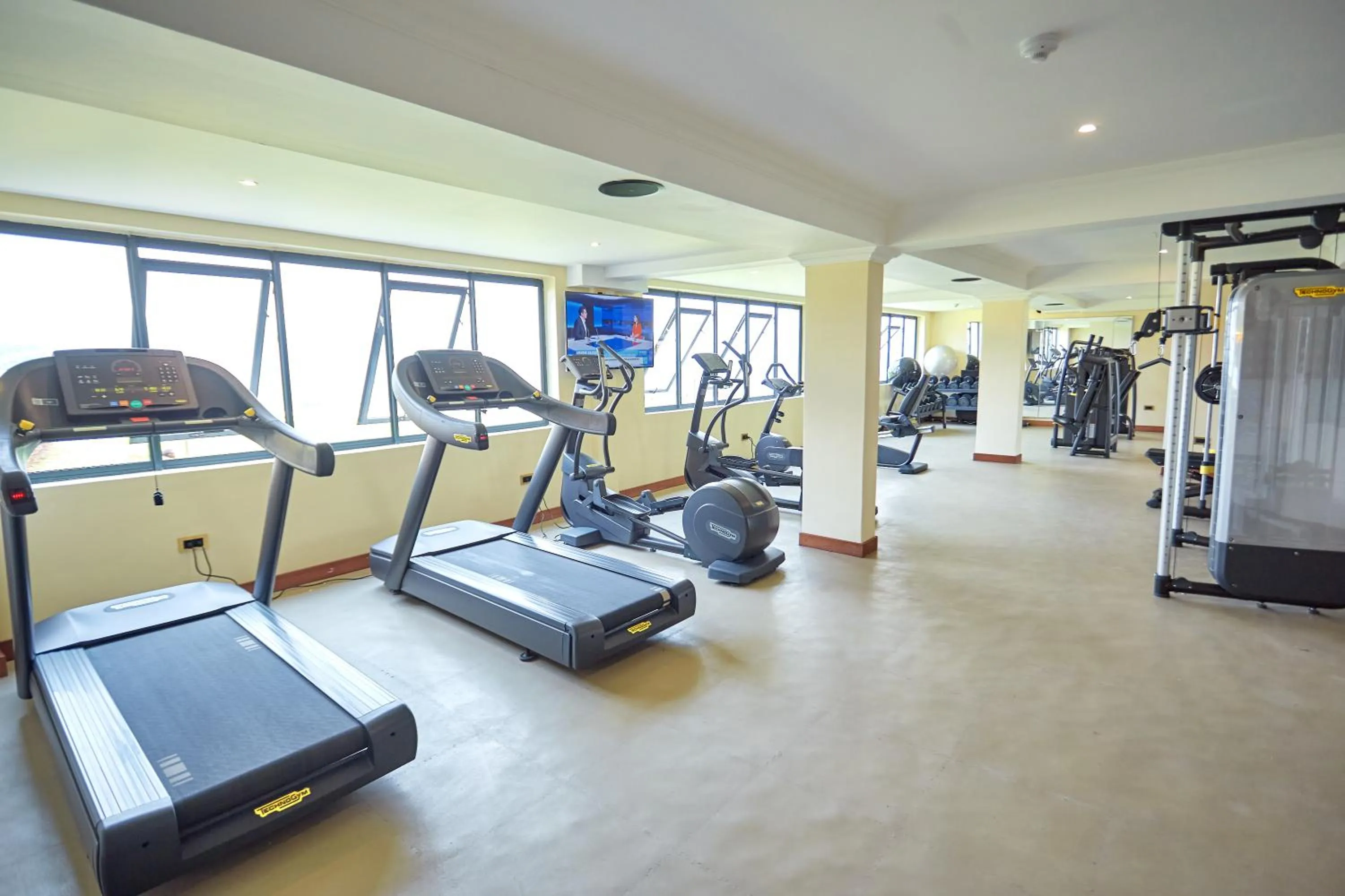 Fitness centre/facilities in Goma Serena Hotel