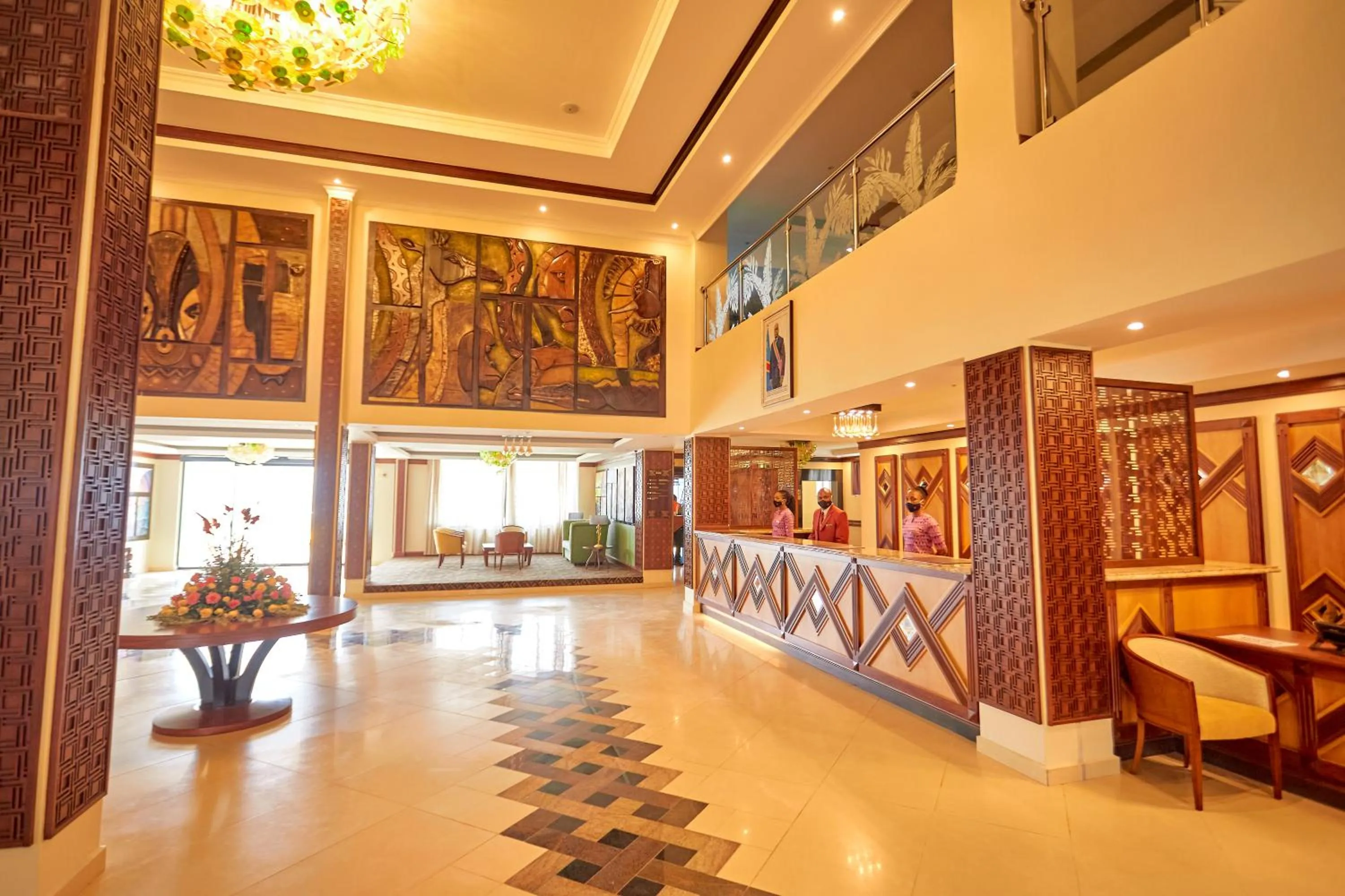 Lobby or reception in Goma Serena Hotel