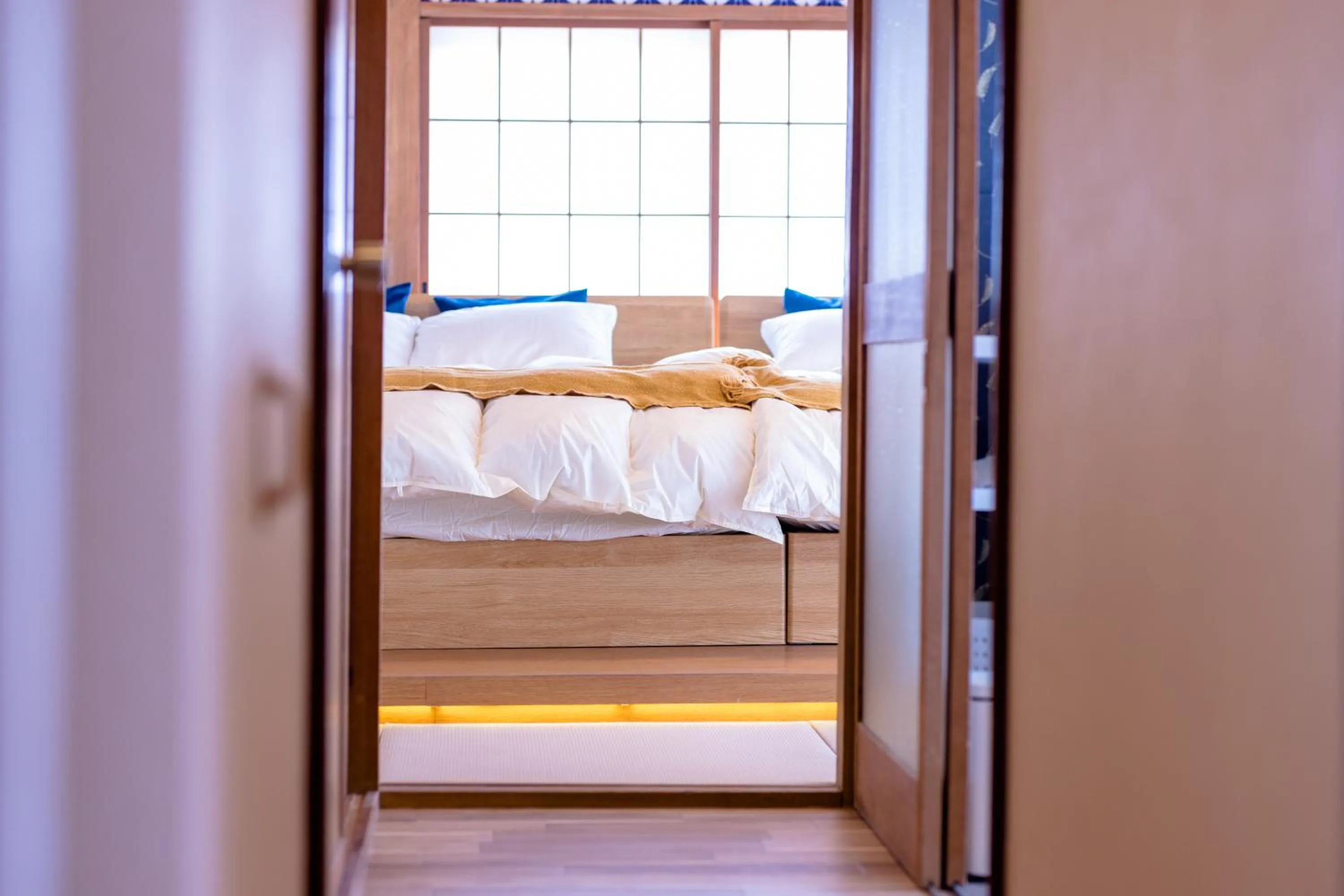 Bed in KoKo Terrace Fuji