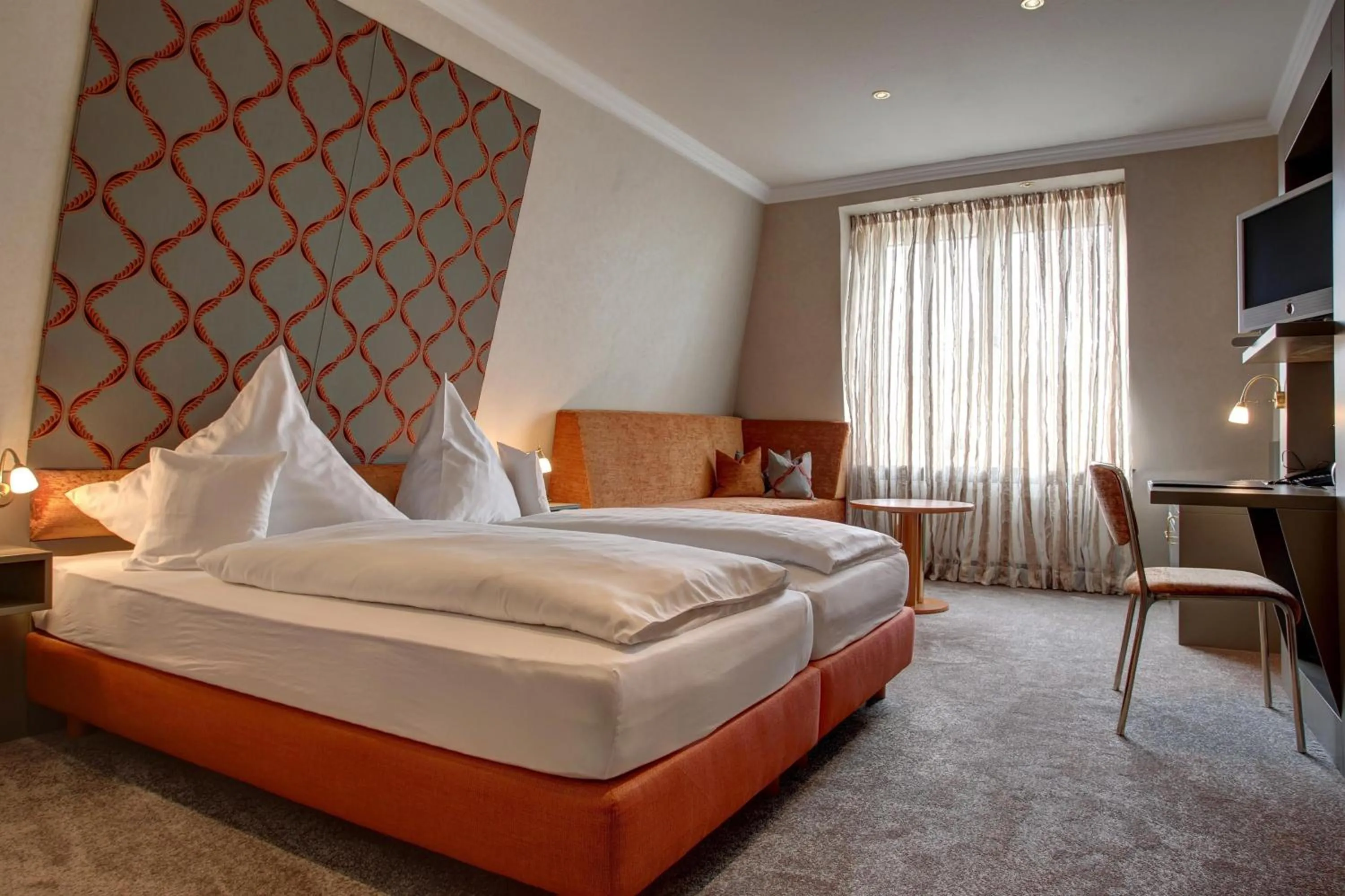 Bed in Hotel Im Engel