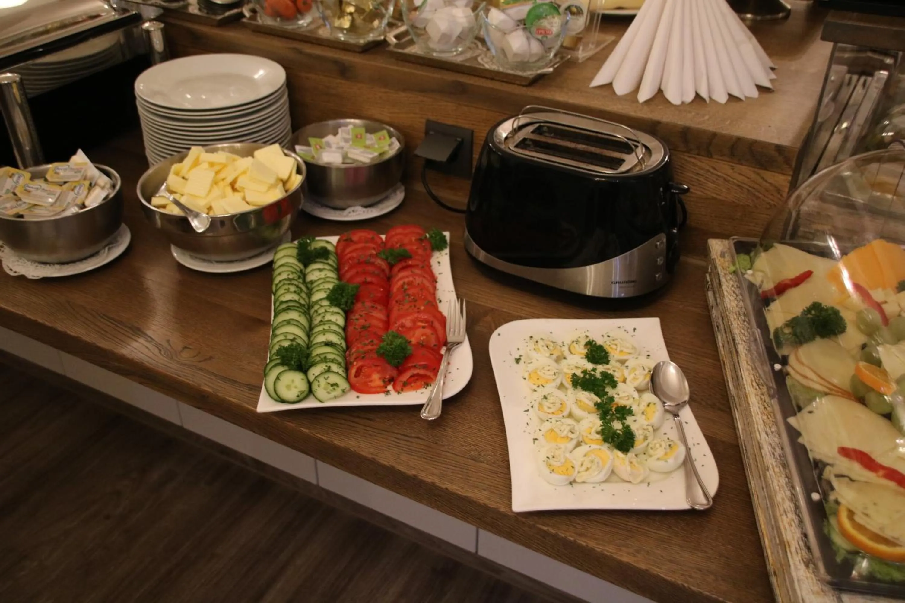 Breakfast in Hotel Rosengarten