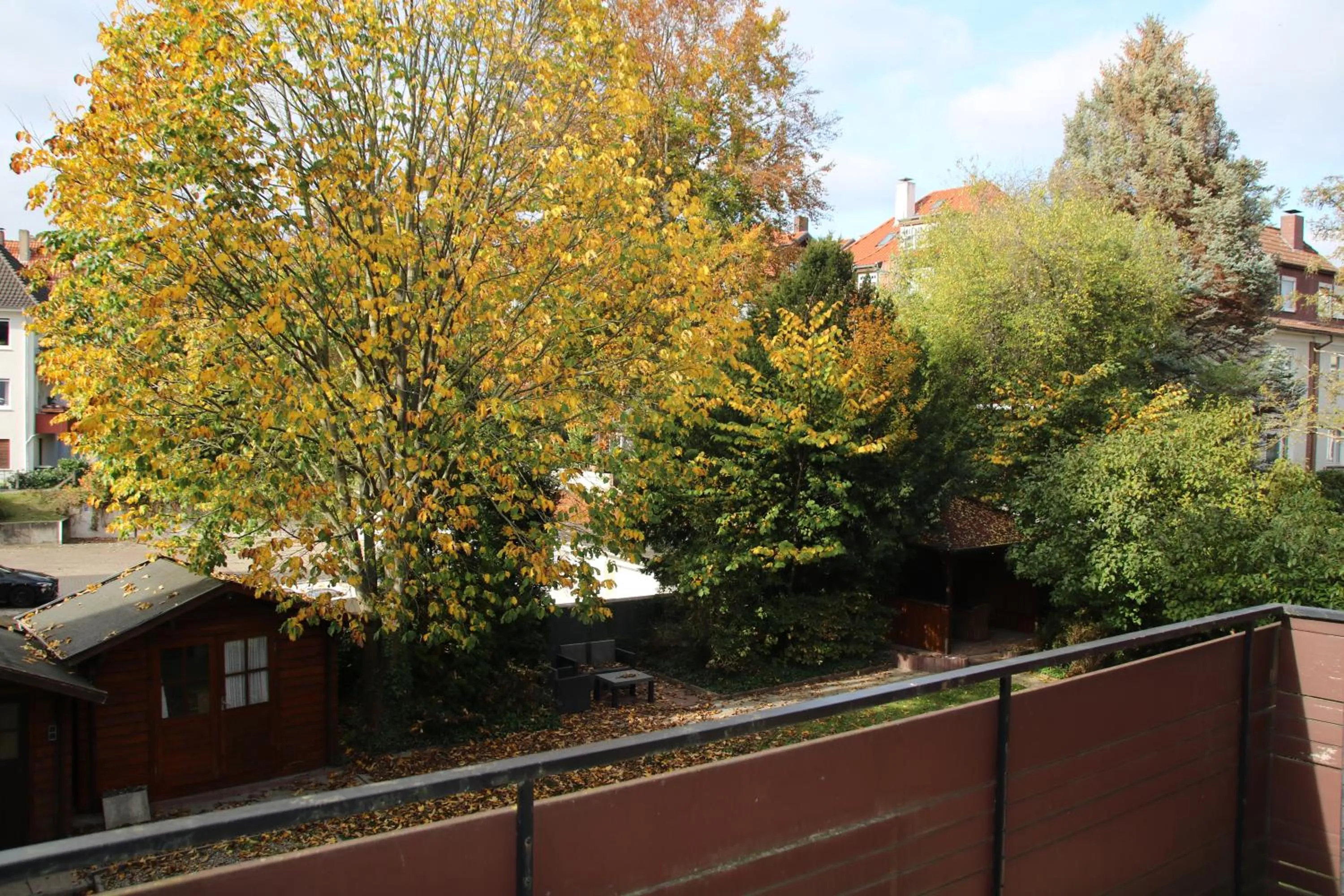 Garden view in Hotel Rosengarten