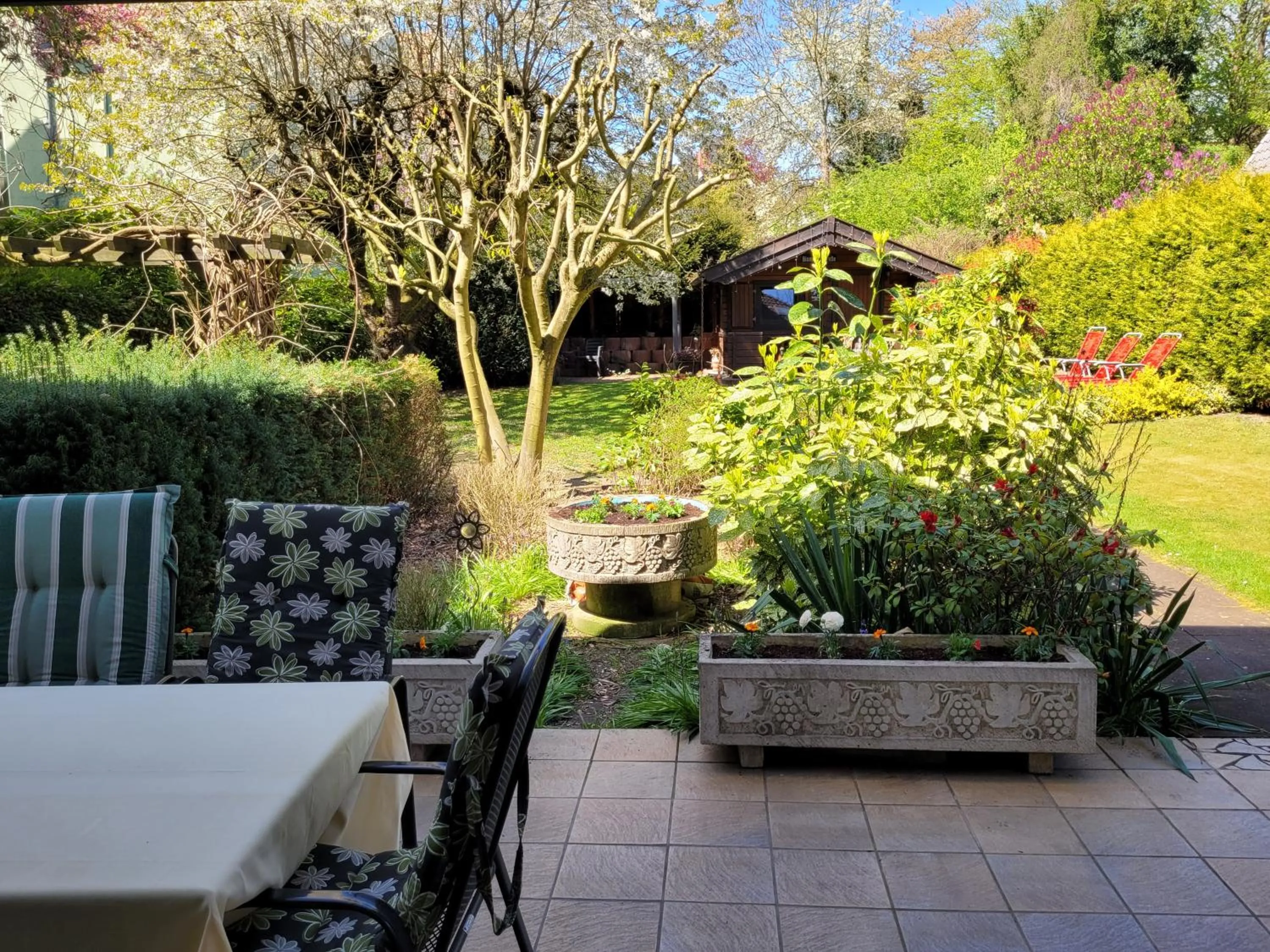 Garden in Hotel Rosengarten