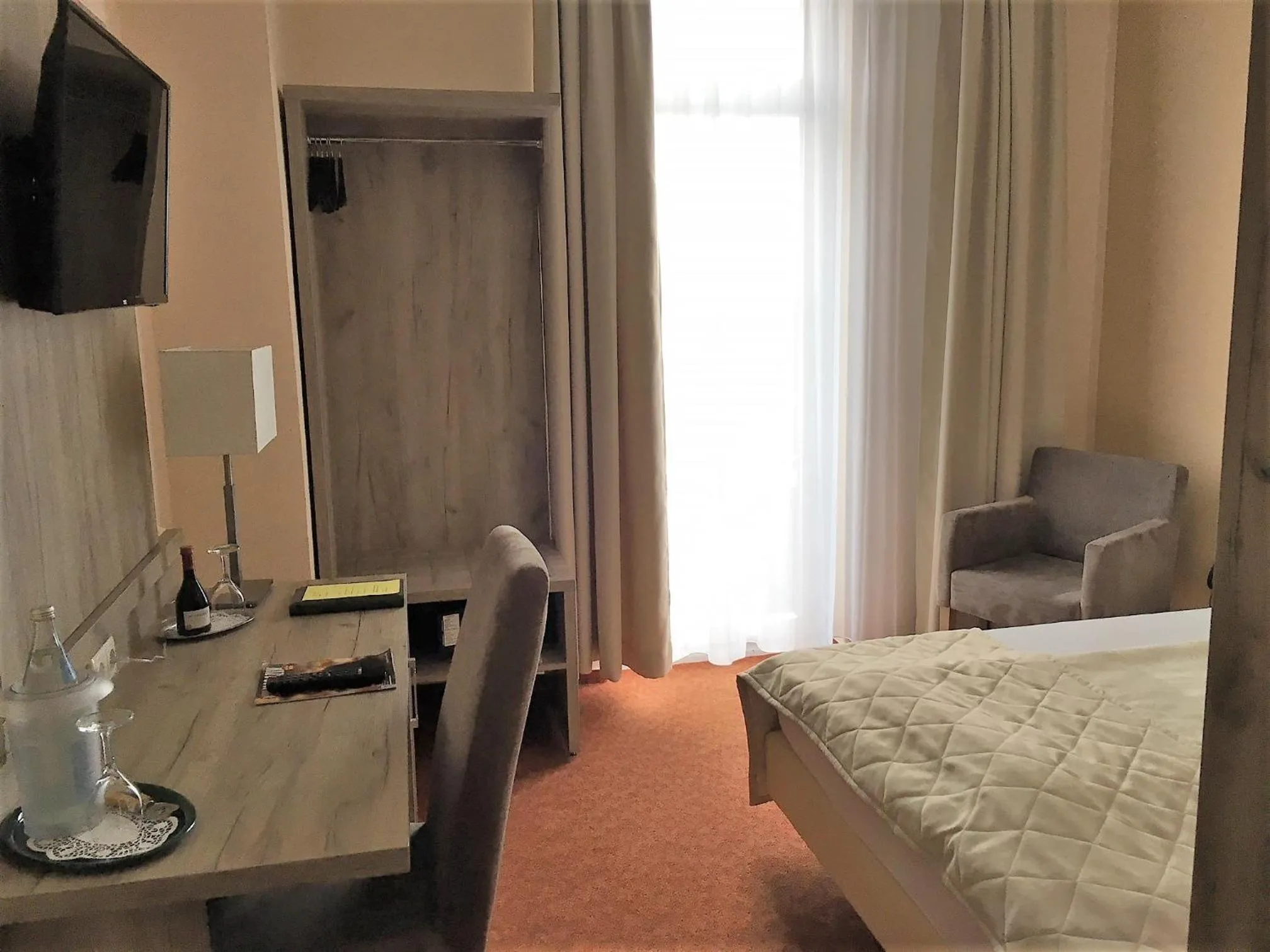 Bed in Hotel Rosengarten