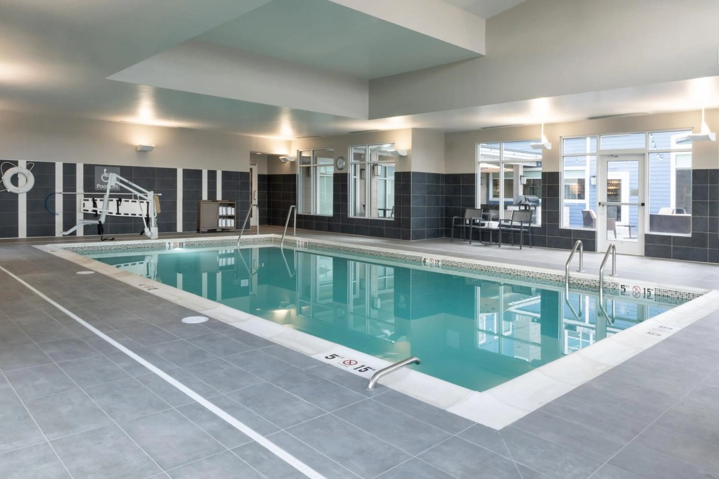 Swimming pool in Residence Inn by Marriott Wilkes-Barre Arena