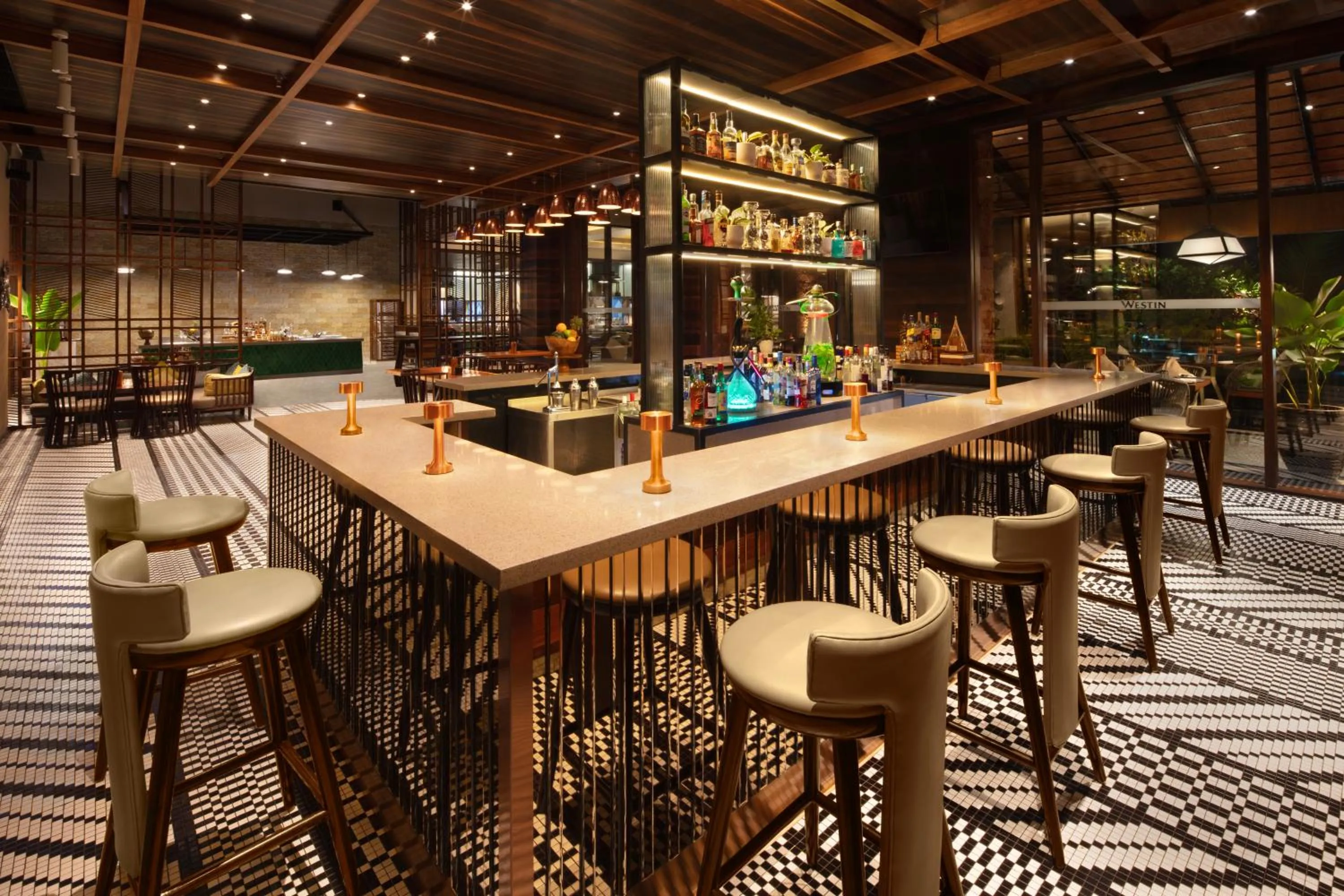 Lounge or bar in The Westin Goa
