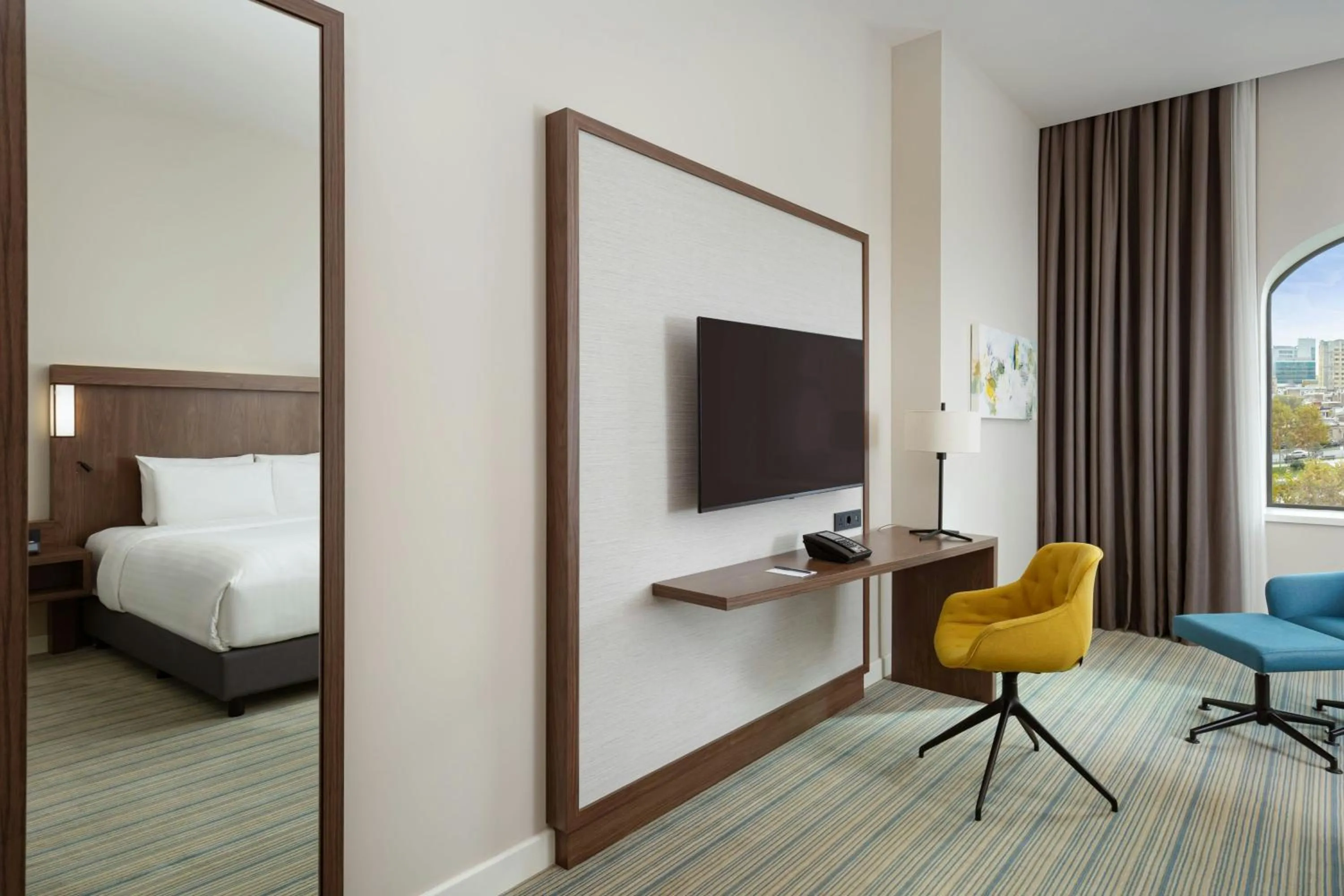 Photo of the whole room, Bed in Courtyard by Marriott Baku