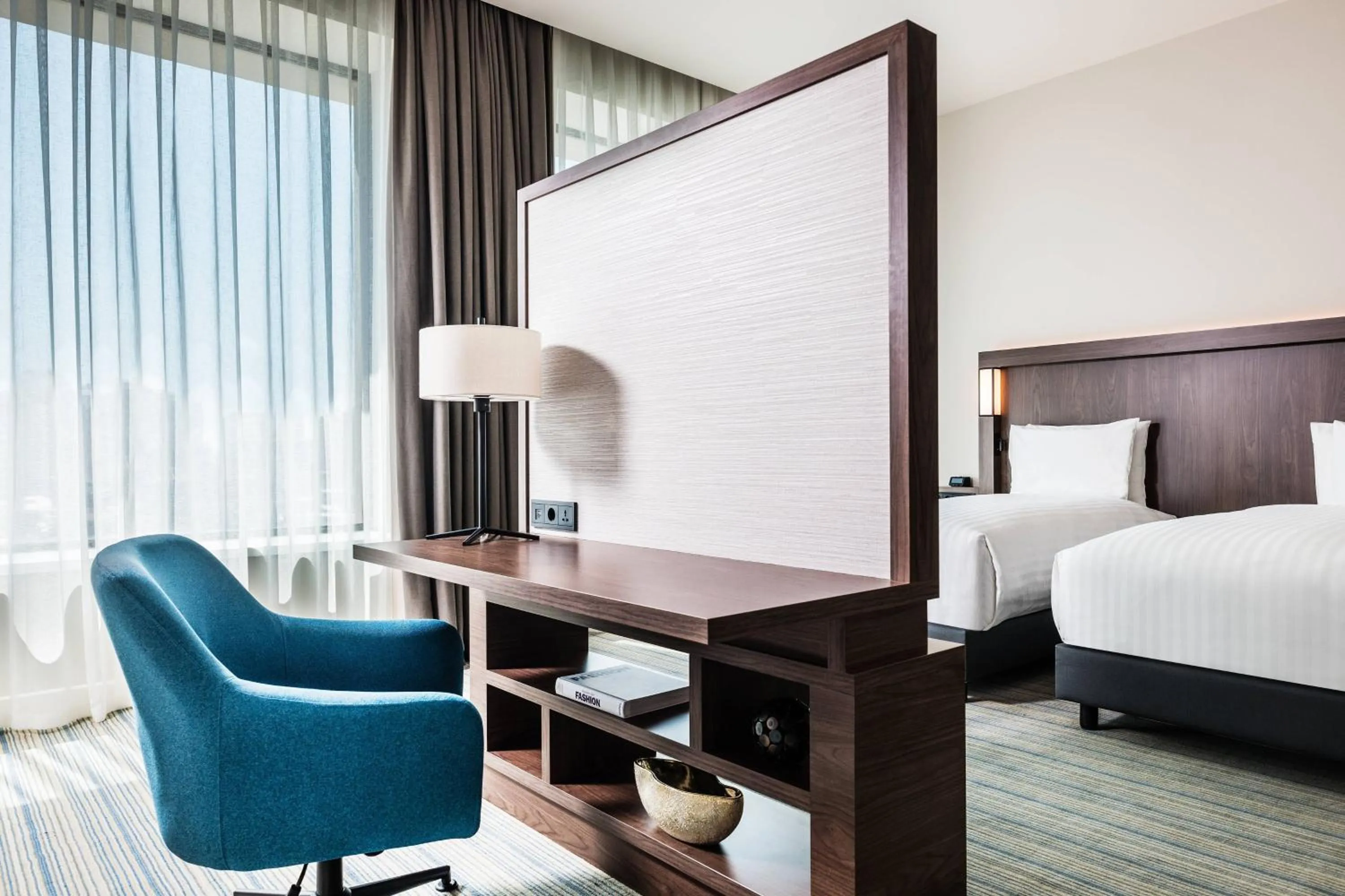 Photo of the whole room, Bed in Courtyard by Marriott Baku