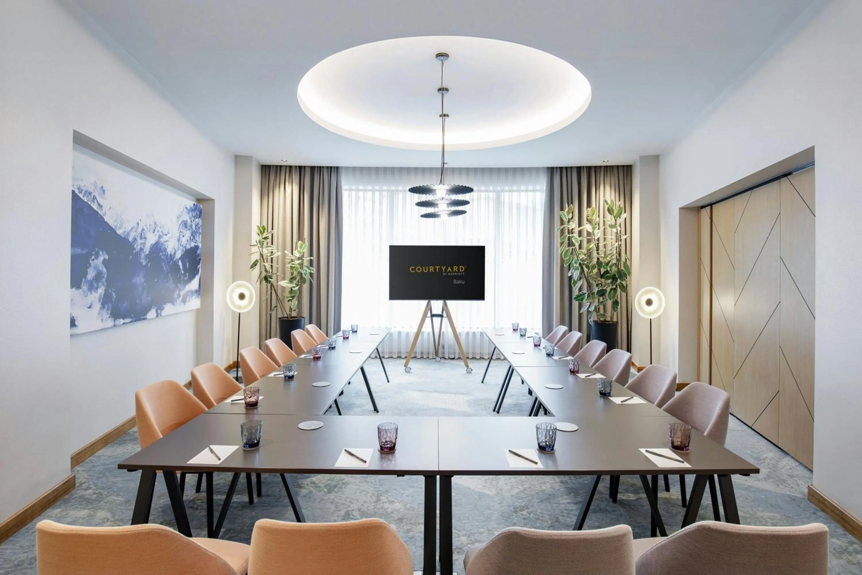 Meeting/conference room in Courtyard by Marriott Baku