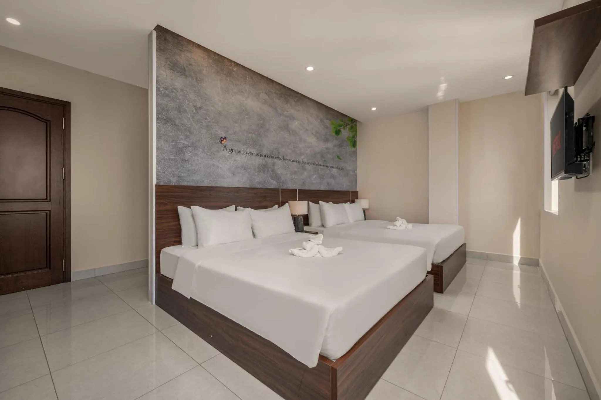 Bed in KLY Hotel Vung Tau
