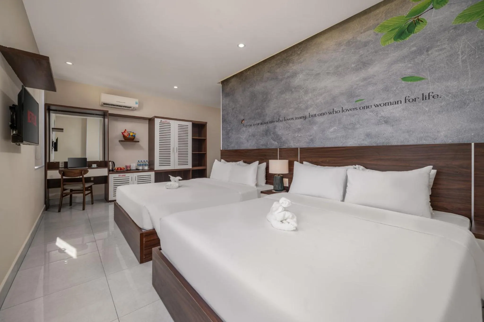 Bed in KLY Hotel Vung Tau