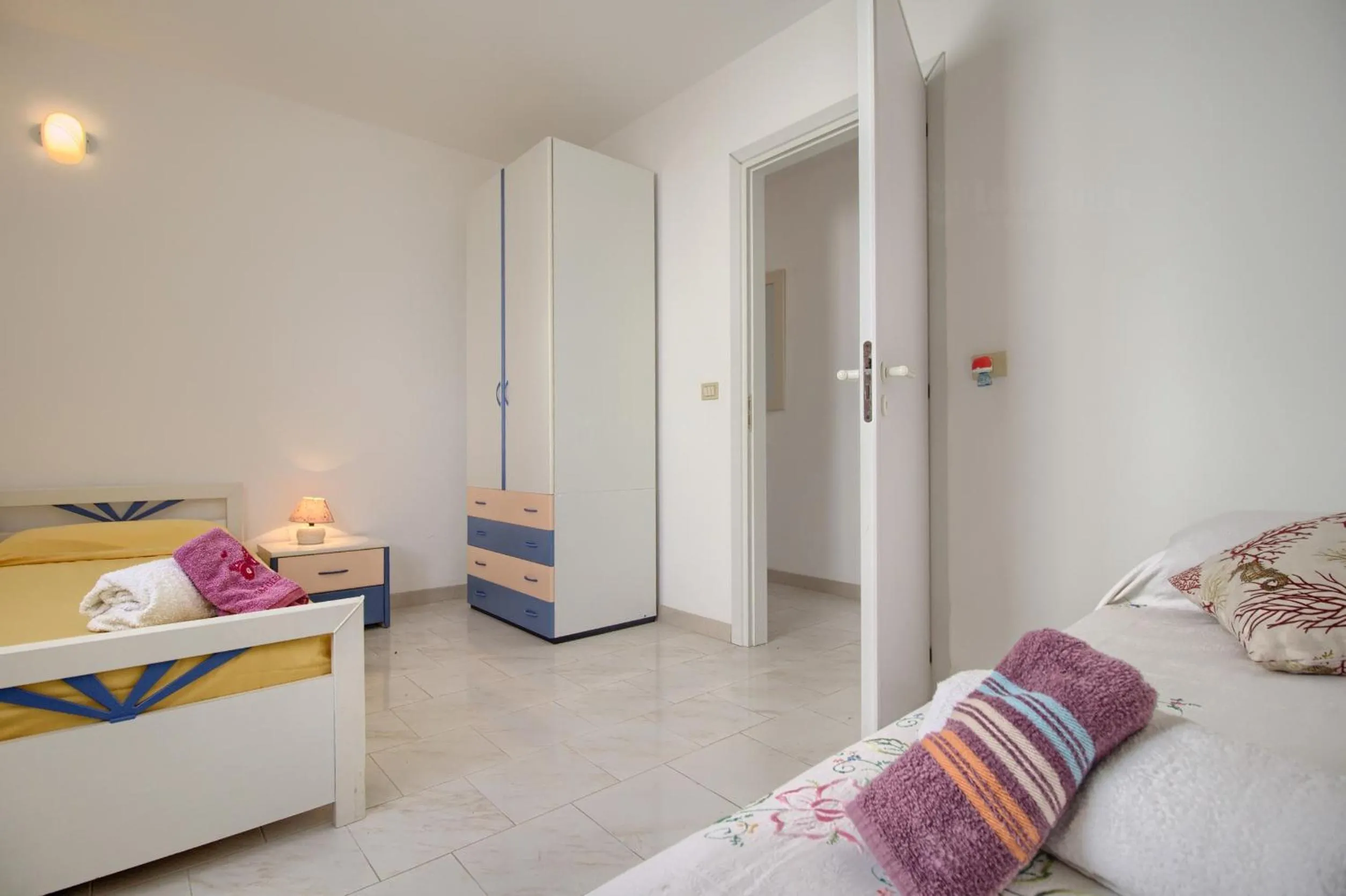 Bedroom, Bed in Front Beach Torre Mozza by LoveSud