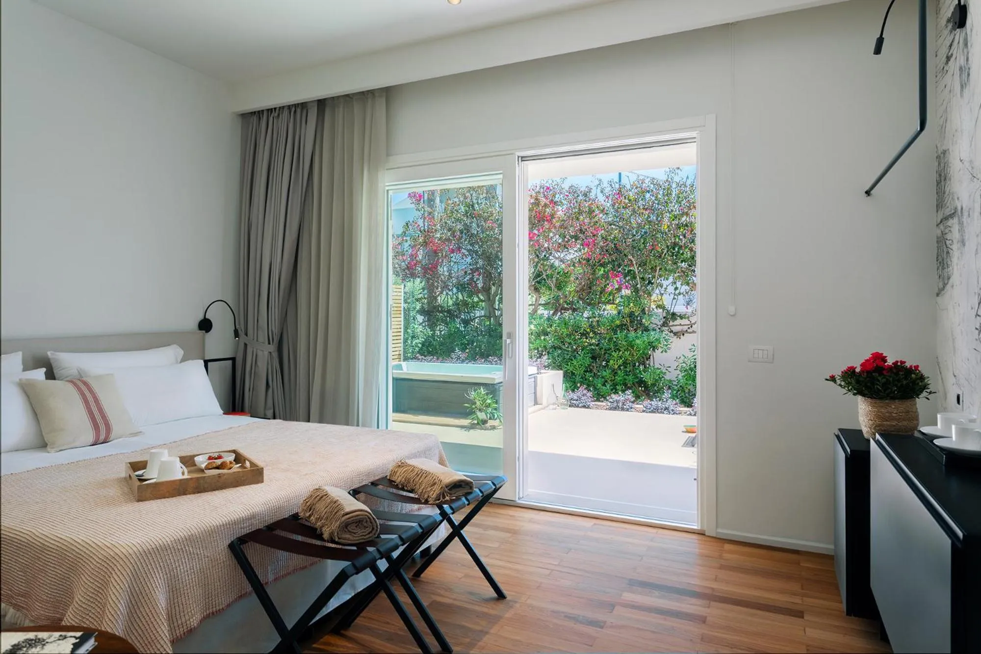 Bedroom, Bed in Domìa Boutique Hotel e Cucina