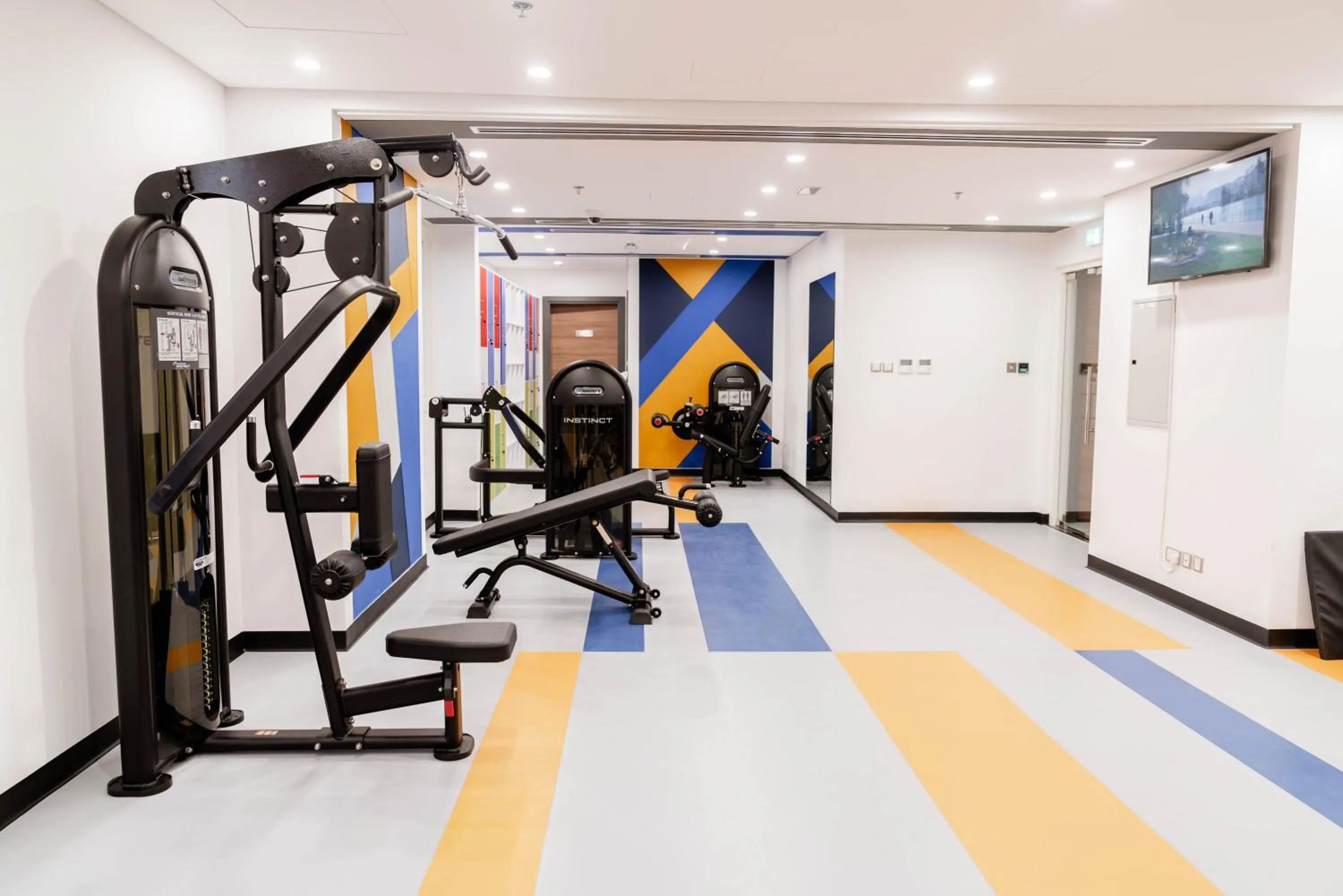 Fitness centre/facilities in Resivation Hotel