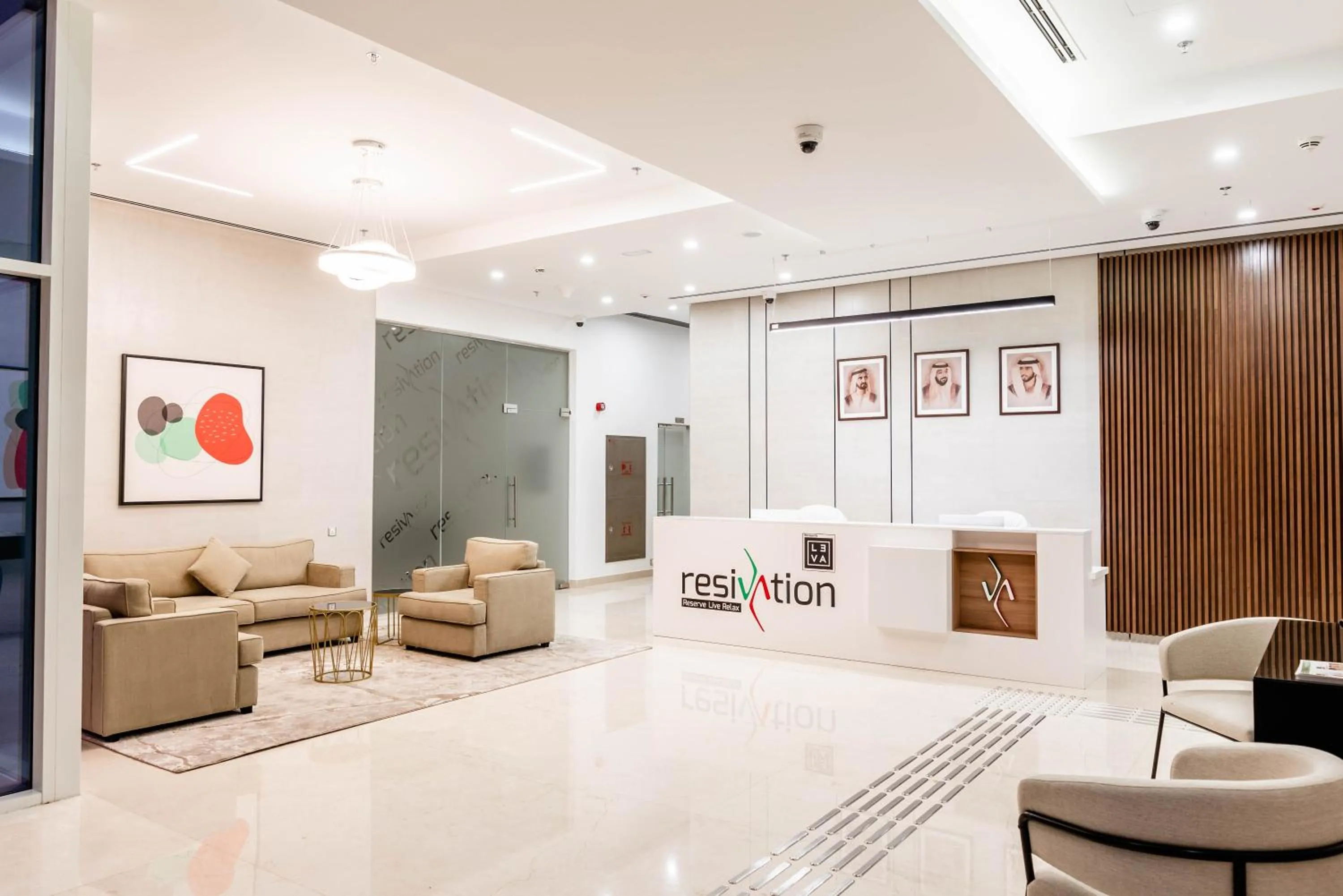 Lobby or reception in Resivation Hotel