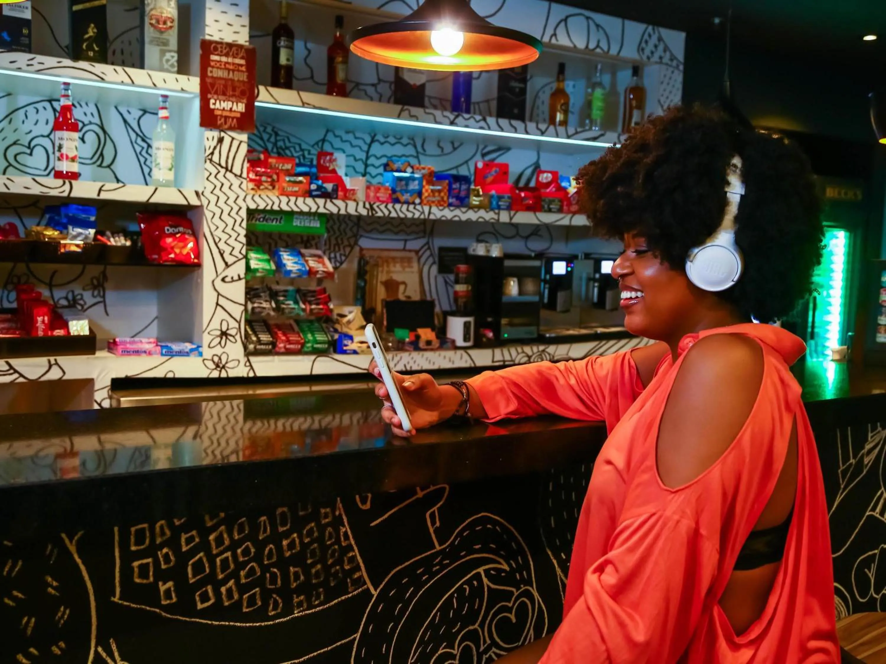 Lounge or bar in ibis Rio de Janeiro Santos Dumont