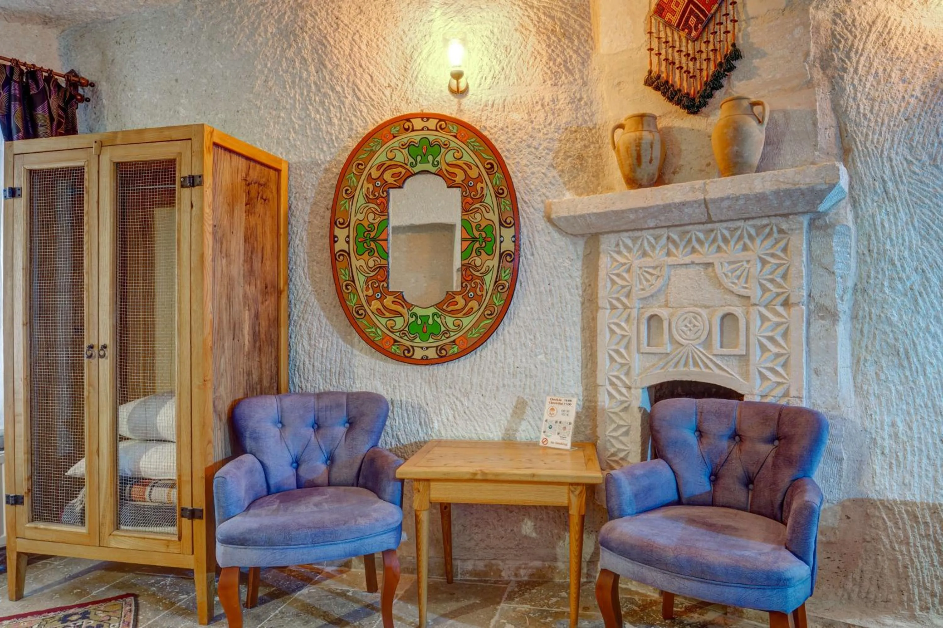 Decorative detail in Avilla Cave Hotel