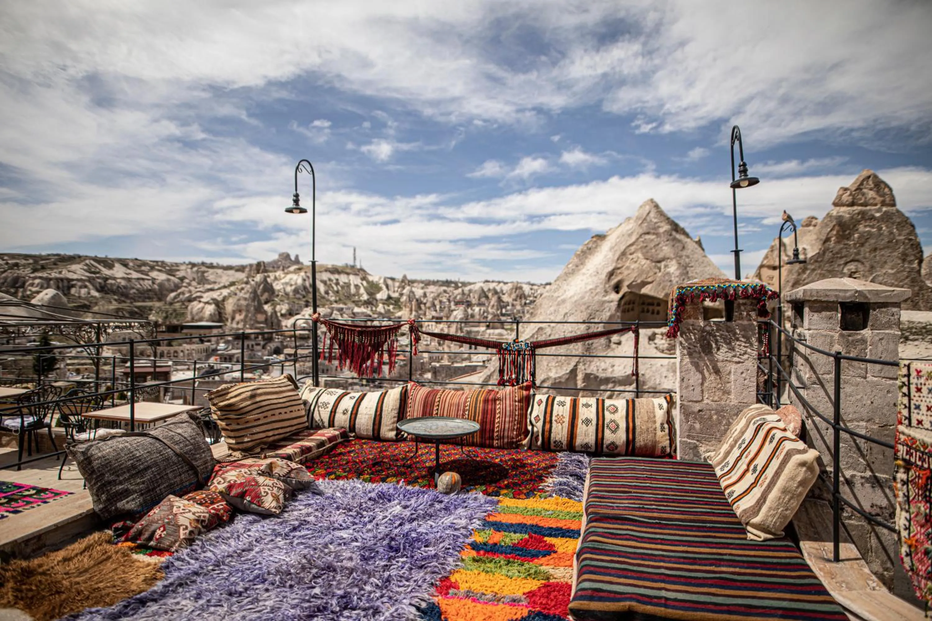Patio in Avilla Cave Hotel