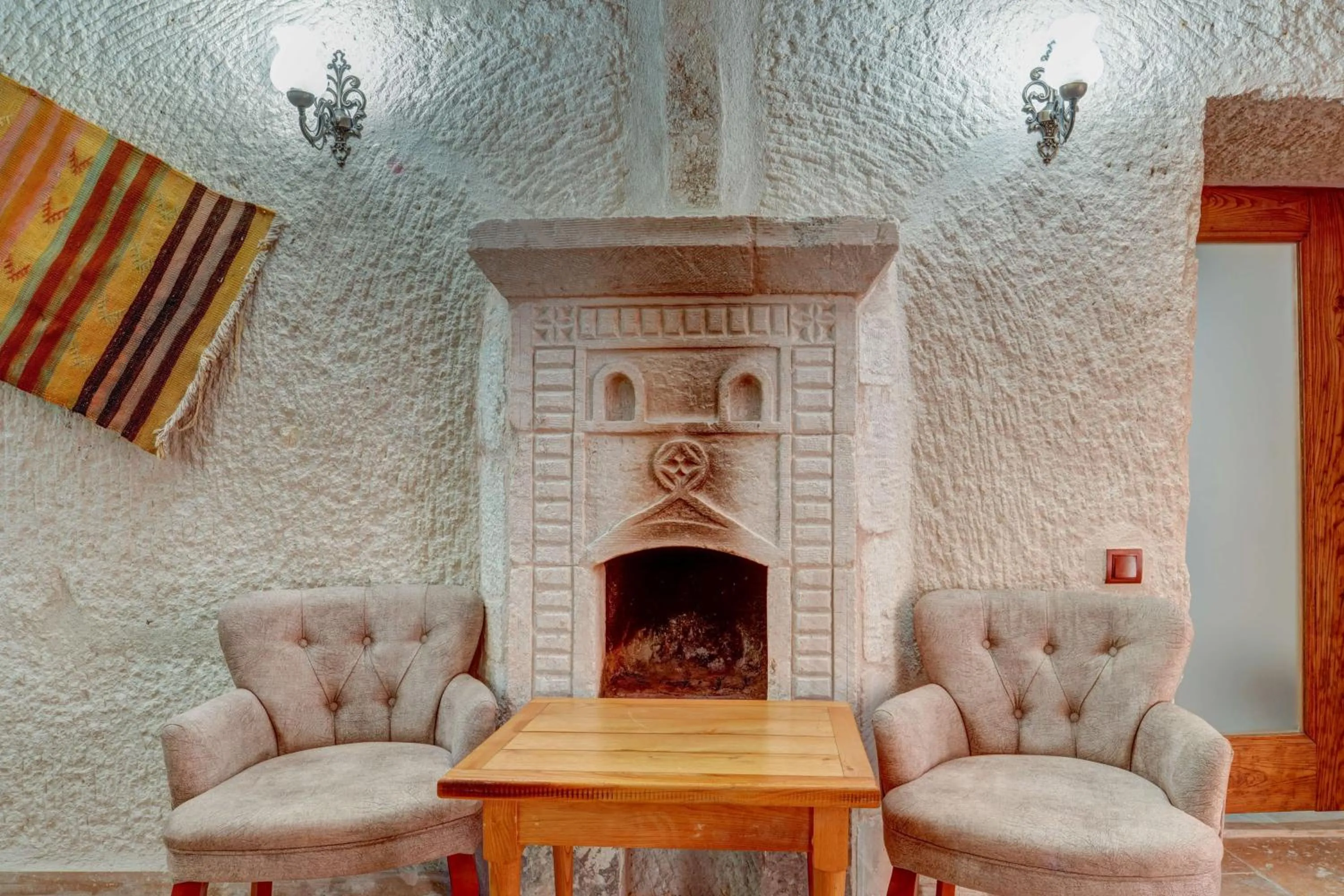 Decorative detail in Avilla Cave Hotel