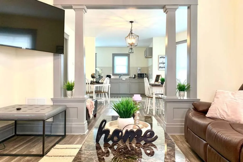 Kitchen or kitchenette in The Hennepin House- With Private Yard & Parking, Minutes From Falls & Casino by Niagara Hospitality