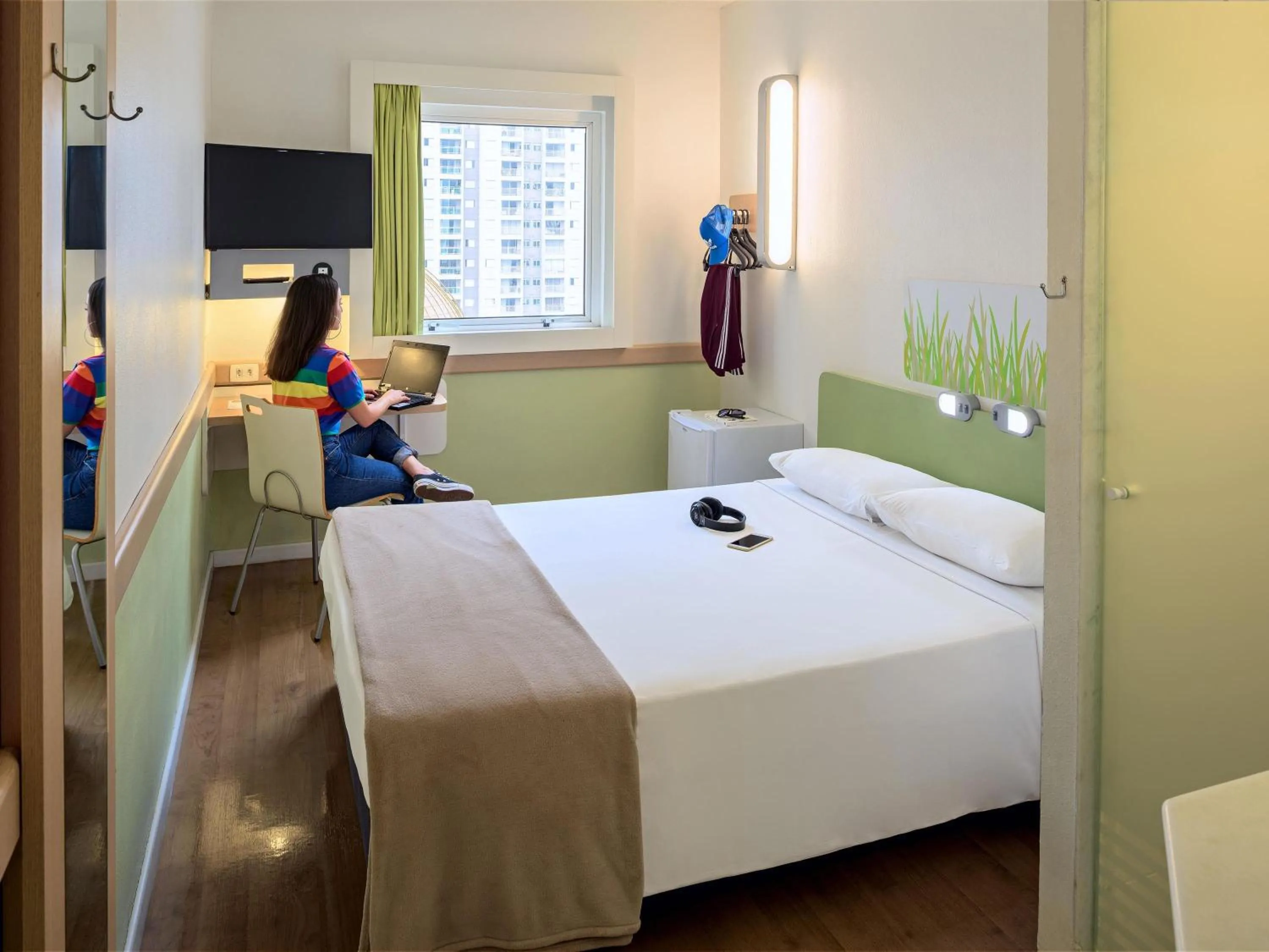 Bedroom, Bed in ibis budget Sao Paulo Paraiso