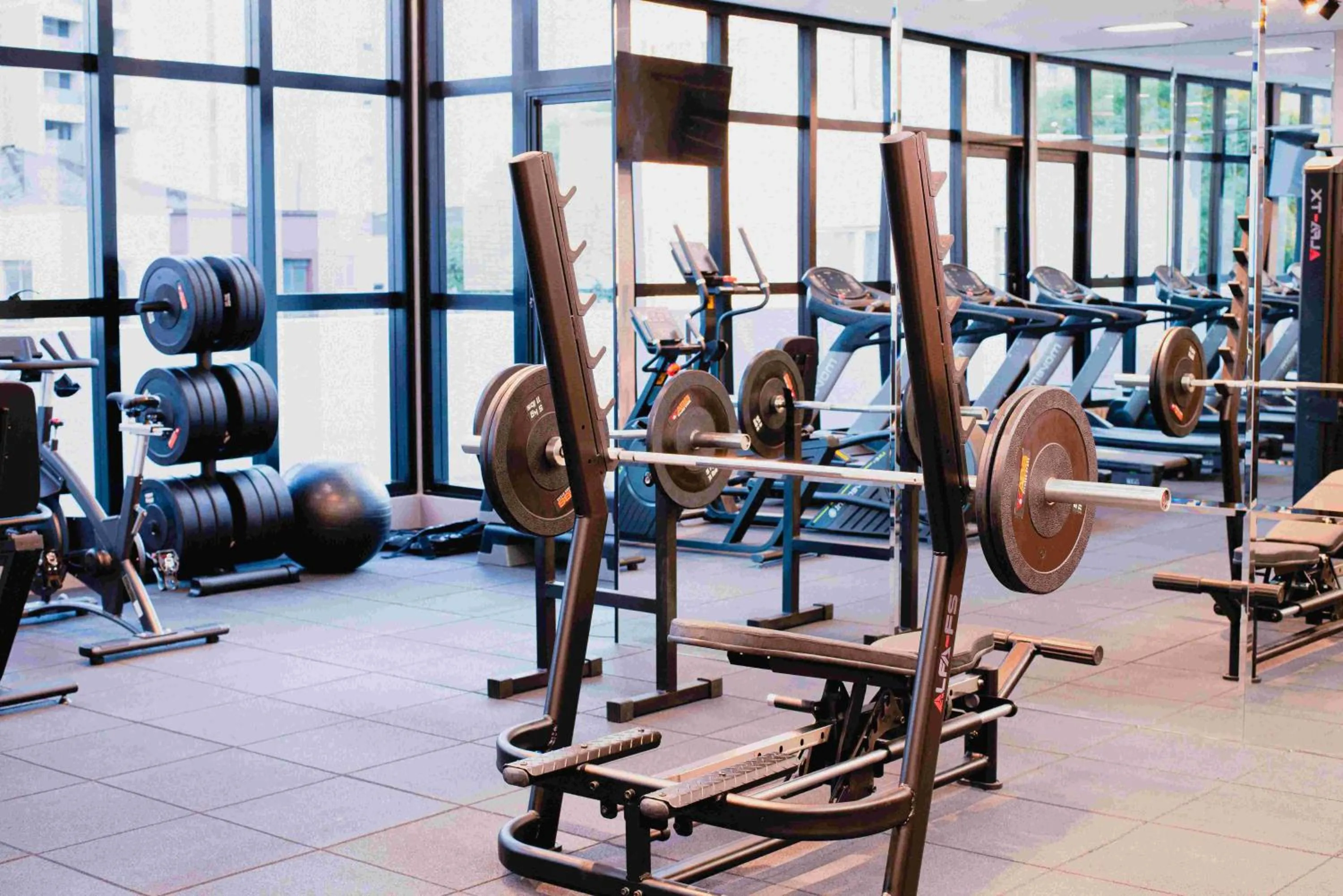 Fitness centre/facilities in ibis Curitiba Shopping